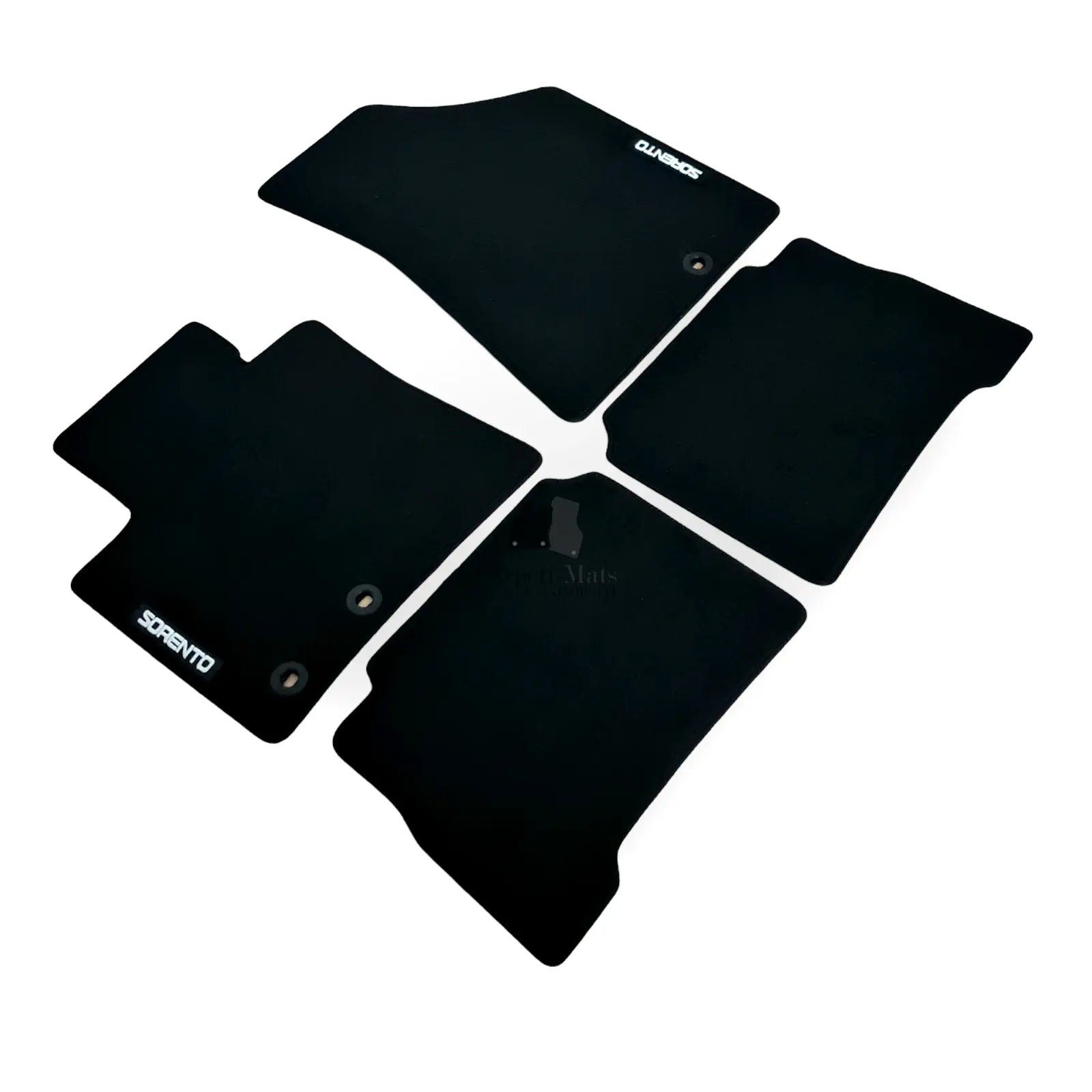 Car Floor Mats Velour For Kia Sorento Waterproof Black Carpet Rugs Auto Liners