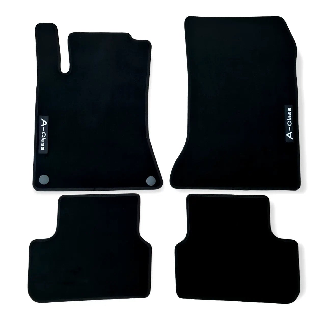 Car Floor Mats Velour For Mercedes A Class Auto Liners Waterproof Black Carpet