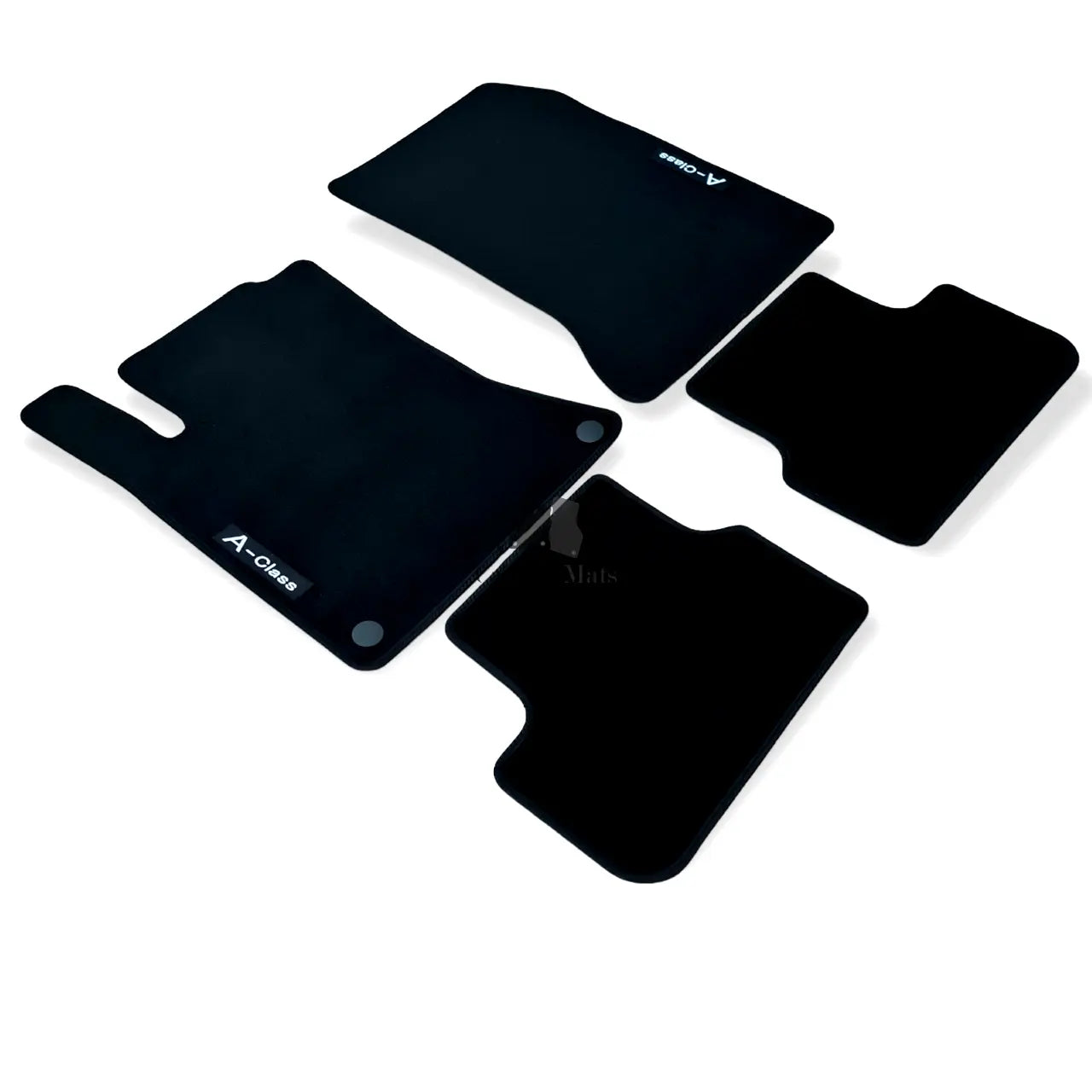 Car Floor Mats Velour For Mercedes A Class Auto Liners Waterproof Black Carpet