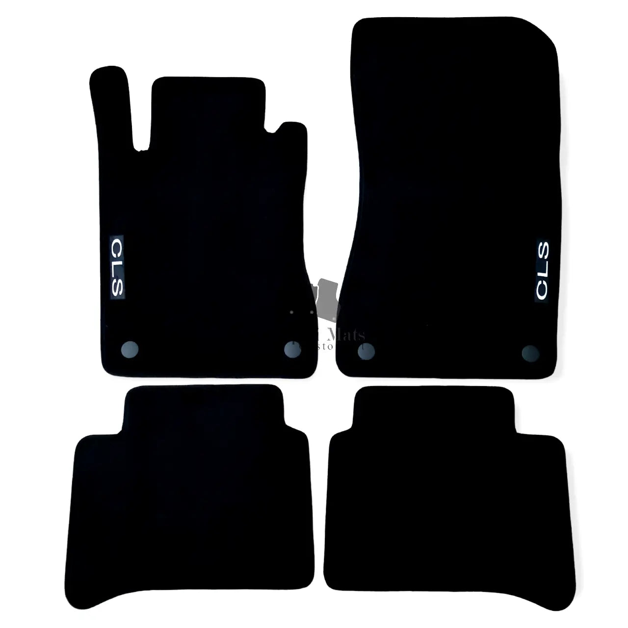 Car Floor Mats Velour For Mercedes CLS C219 Waterproof Black Carpet Car Rugs New