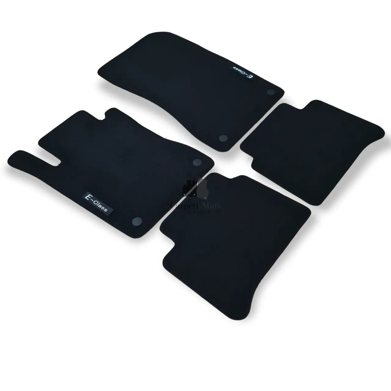 Car Floor Mats Velour For Mercedes E Class W211 Waterproof Black Carpet Rugs New