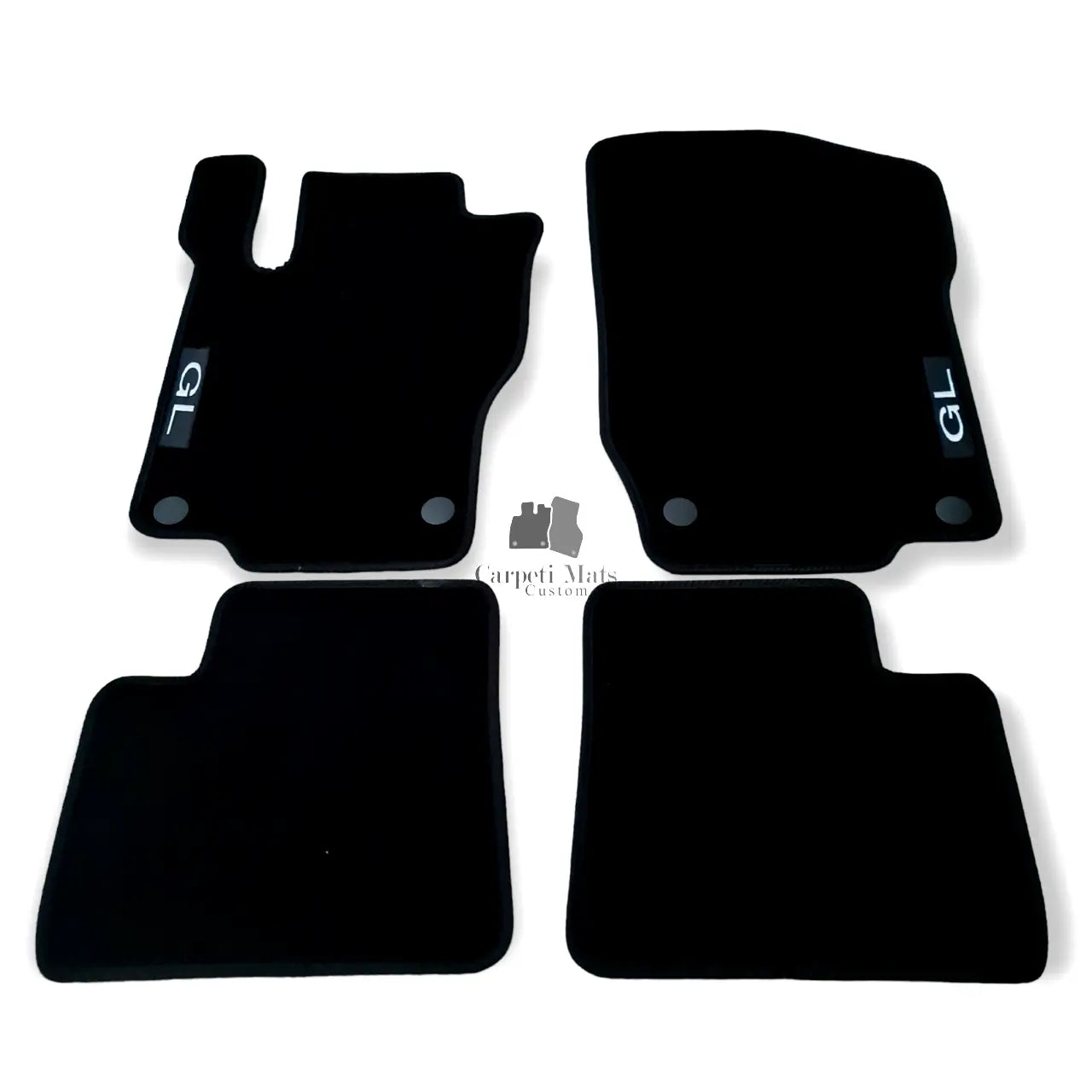 Car Floor Mats Velour For Mercedes GL X164 Auto Liners Waterproof Black Carpet
