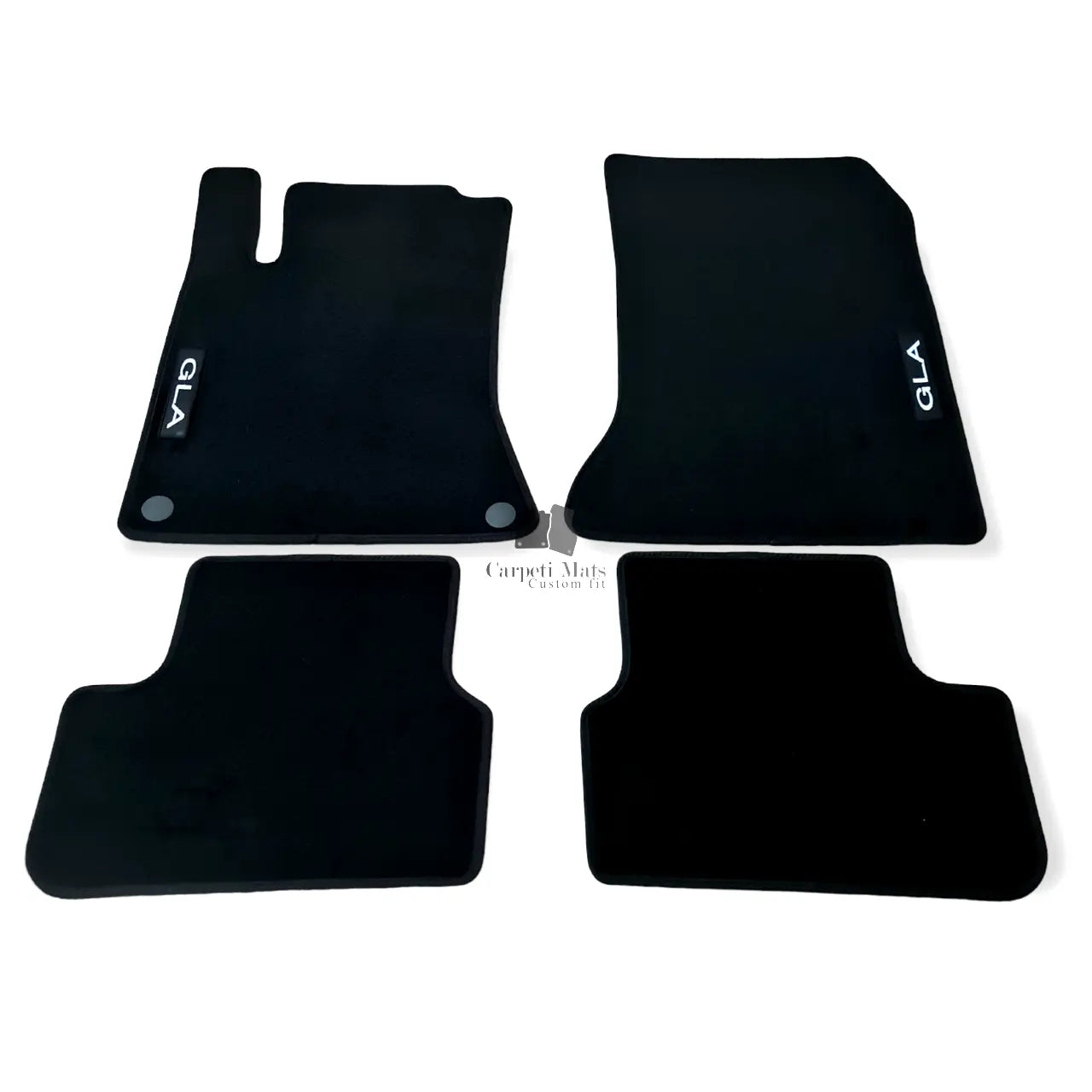 Car Floor Mats Velour For Mercedes GLA X156 Auto Liners Waterproof Black Carpet