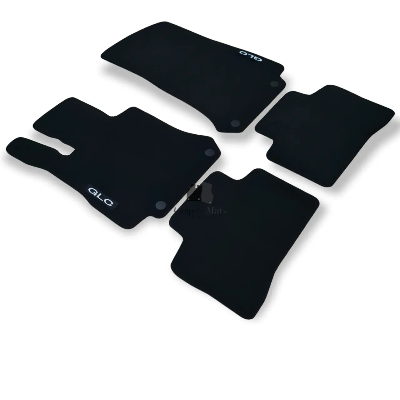 Car Floor Mats Velour For Mercedes GLC X253 Auto Liners Waterproof Black Carpet