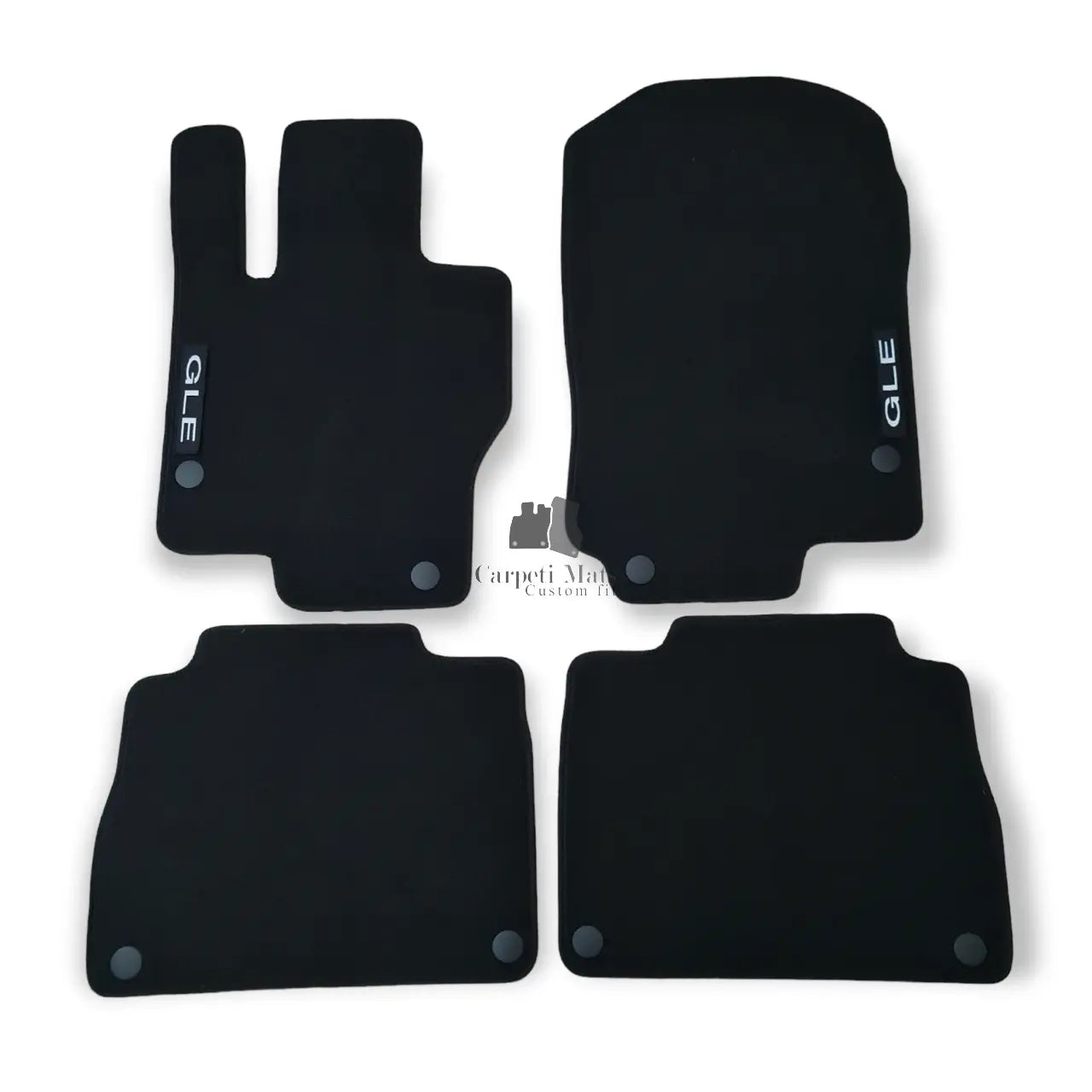 Car Floor Mats Velour For Mercedes GLE W167 Auto Liners Waterproof Black Liners