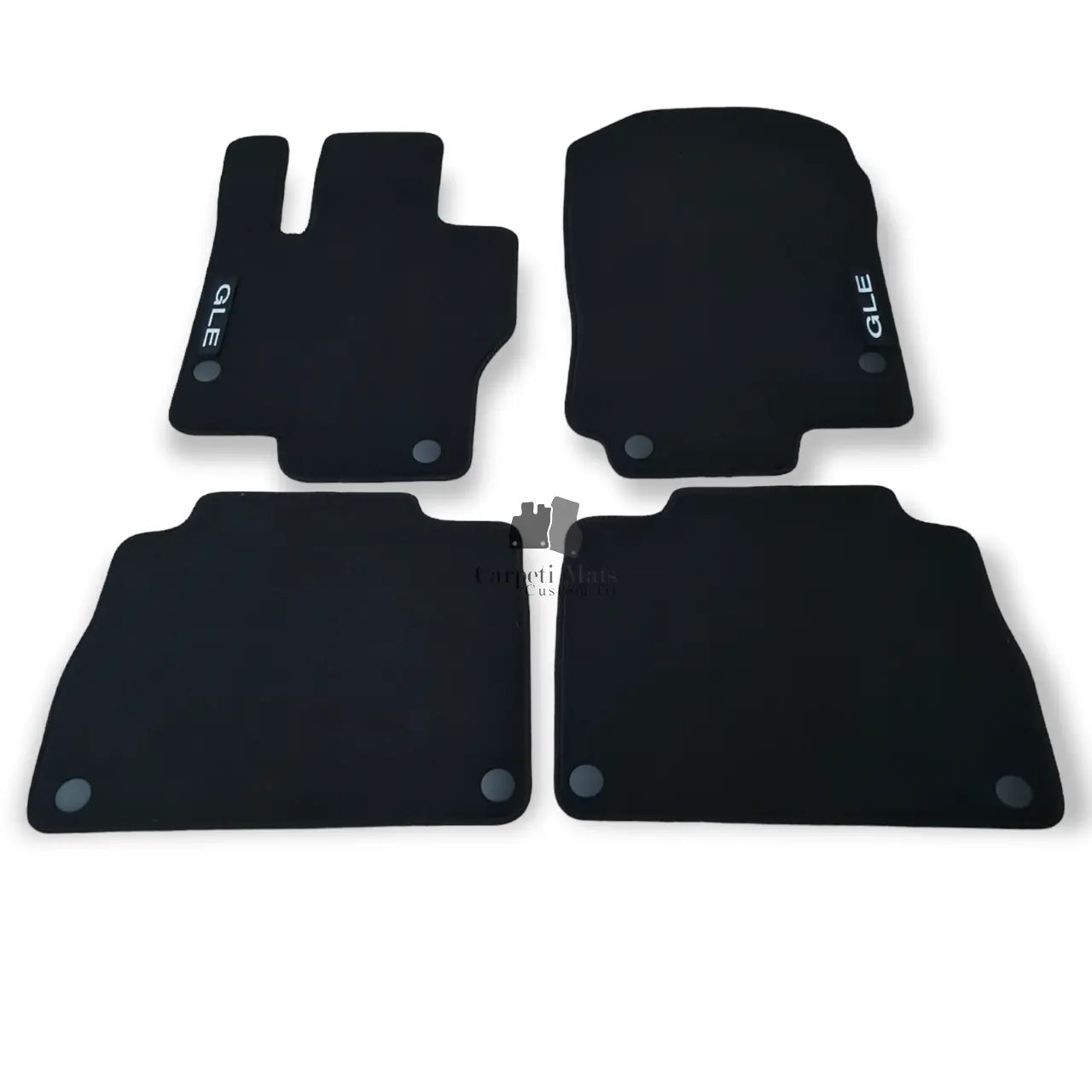 Car Floor Mats Velour For Mercedes GLE W167 Auto Liners Waterproof Black Liners
