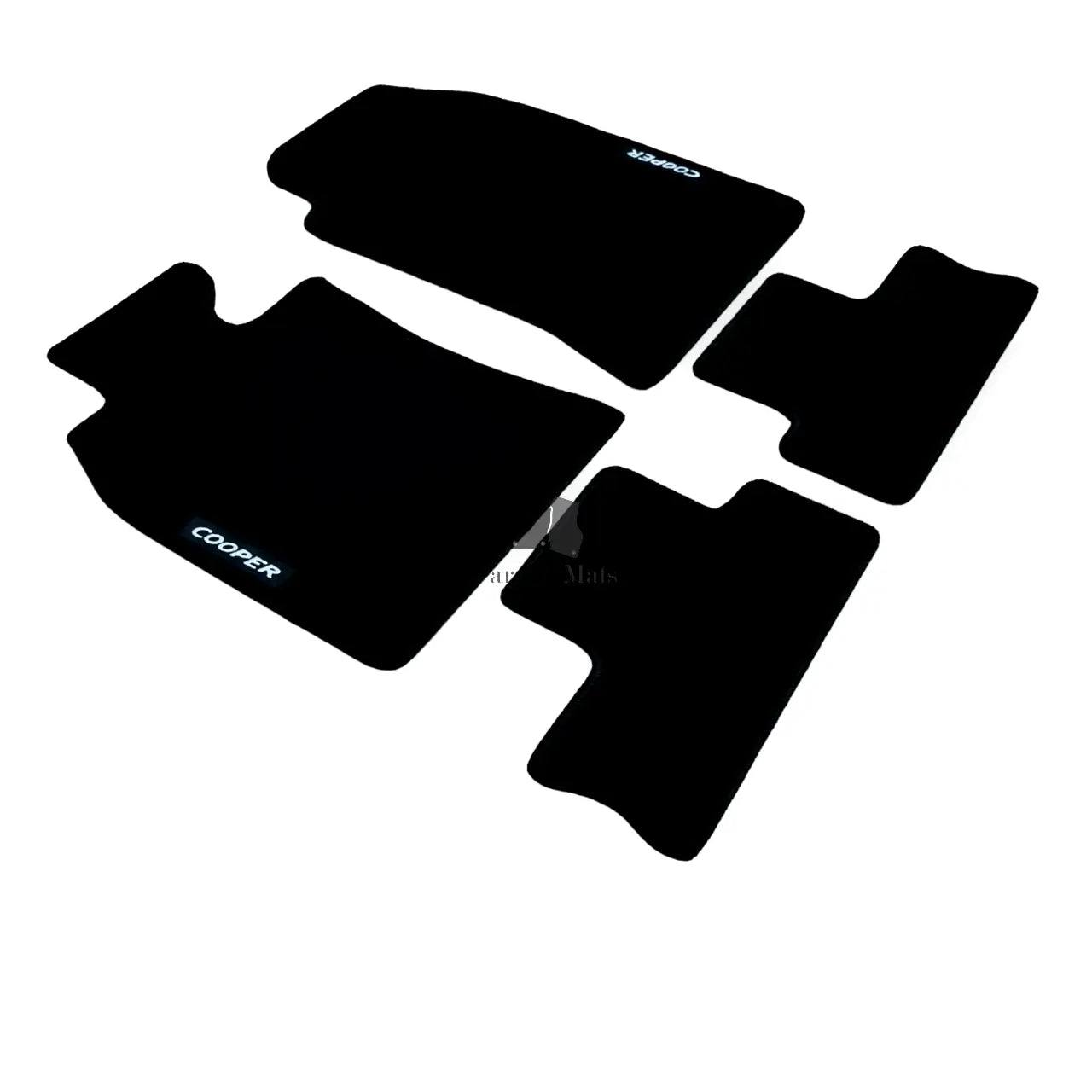 Car Floor Mats Velour For Mini Cooper One R50 Waterproof Carpet Auto Liners New