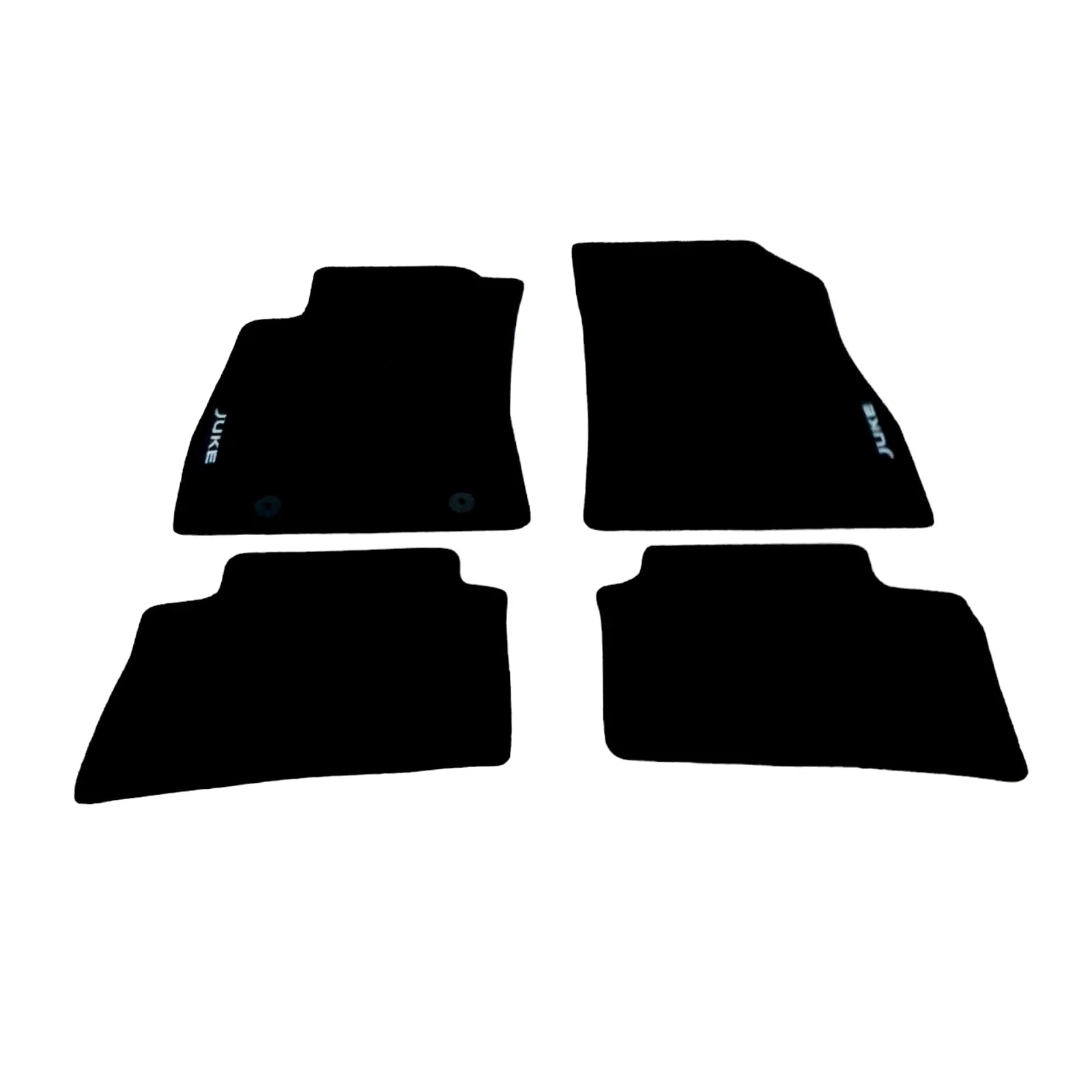 Car Floor Mats Velour For Nissan JUKE Waterproof Black Carpet Auto Liners New