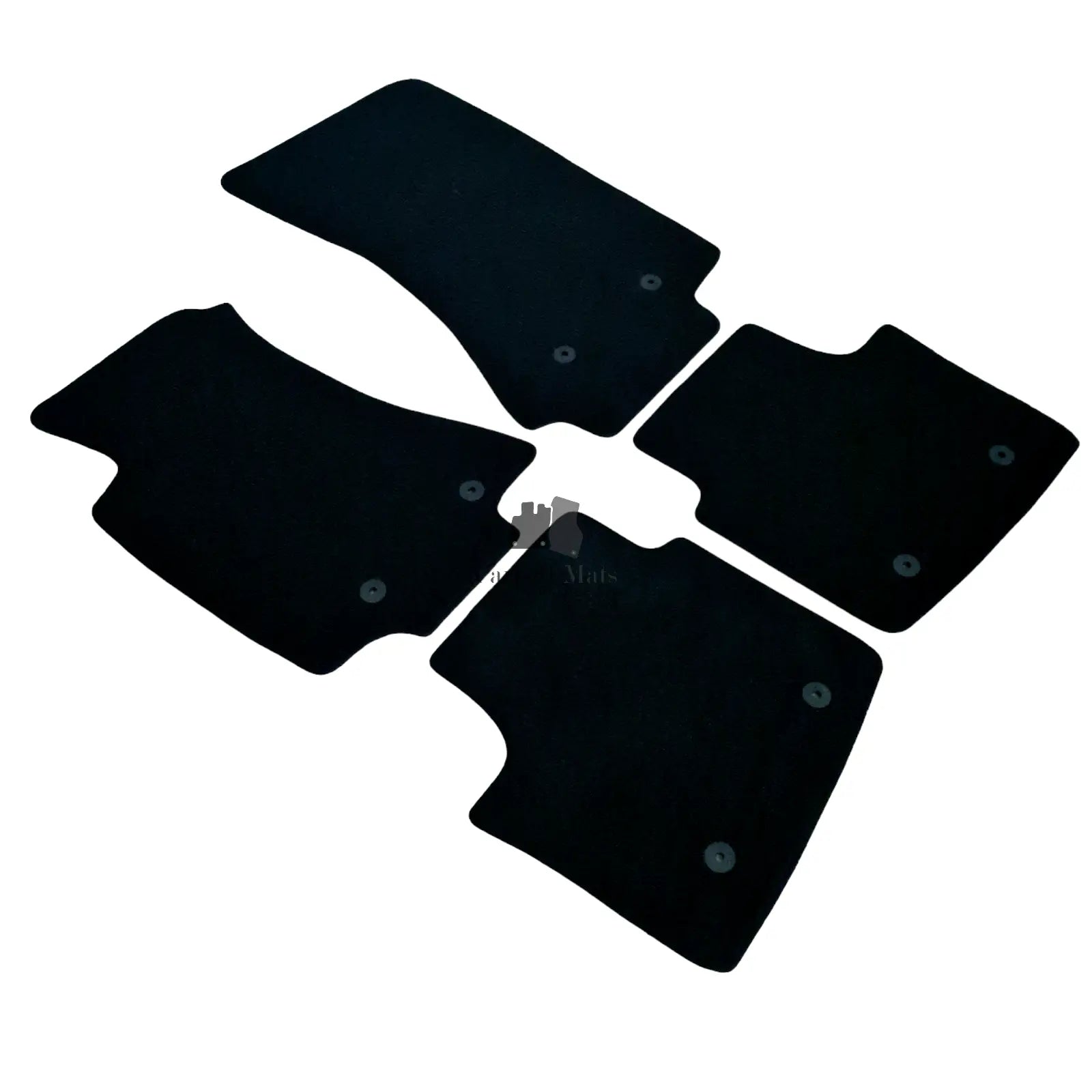 Car Floor Mats Velour For Opel OMEGA Auto Liners Waterproof Black Carpet Rugs