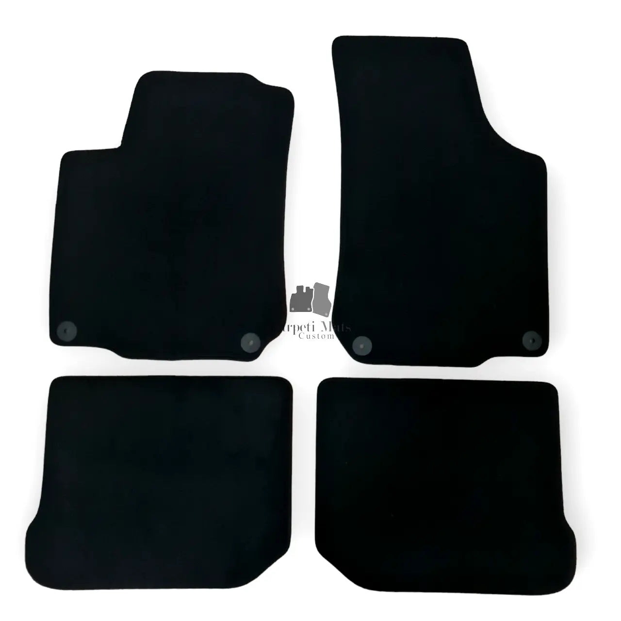 Car Floor Mats Velour For Seat Leon MK1 Waterproof Black Carpet Rugs Auto Liners