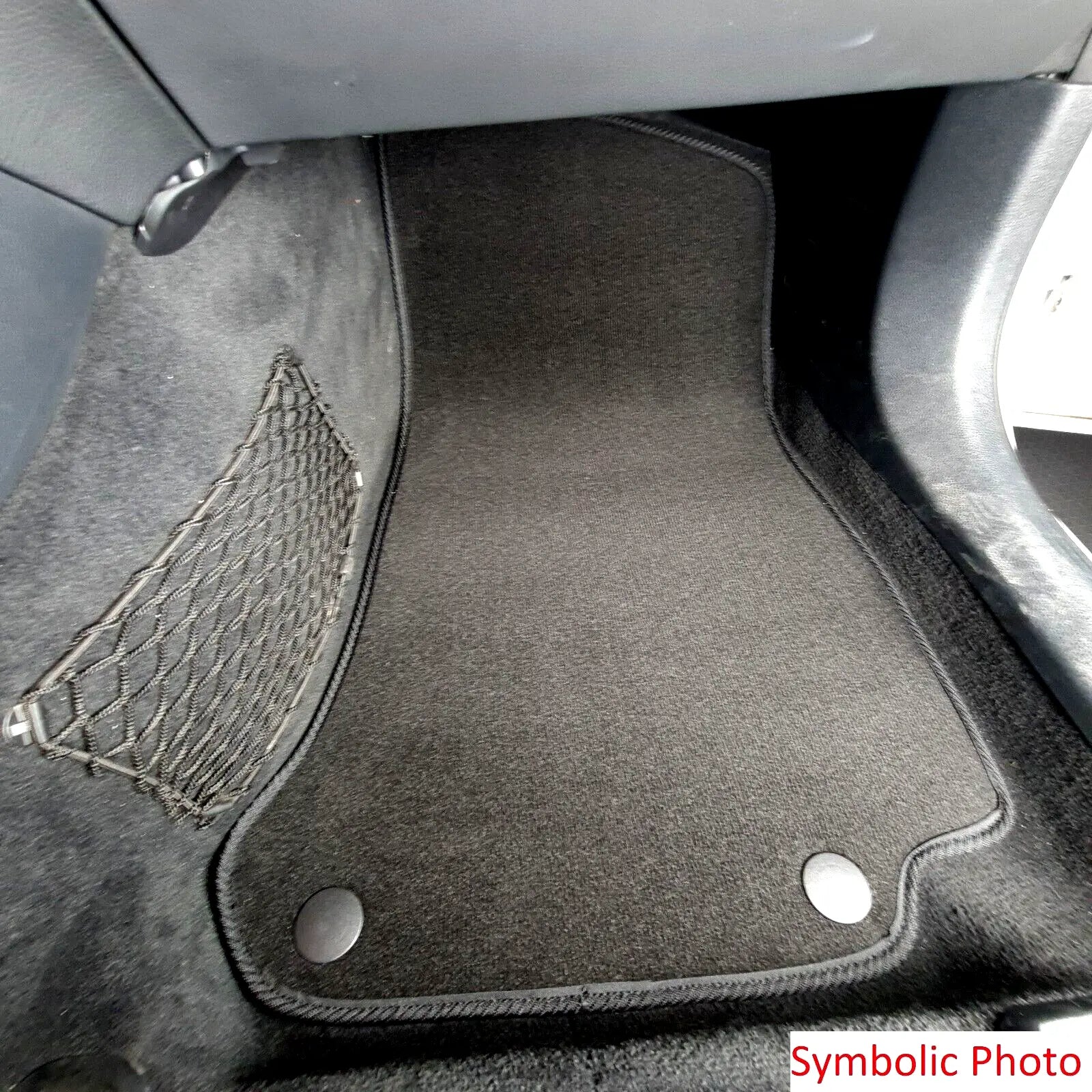 Car Floor Mats Velour For Seat Leon MK2 Waterproof Black Carpet Rugs Auto Liners