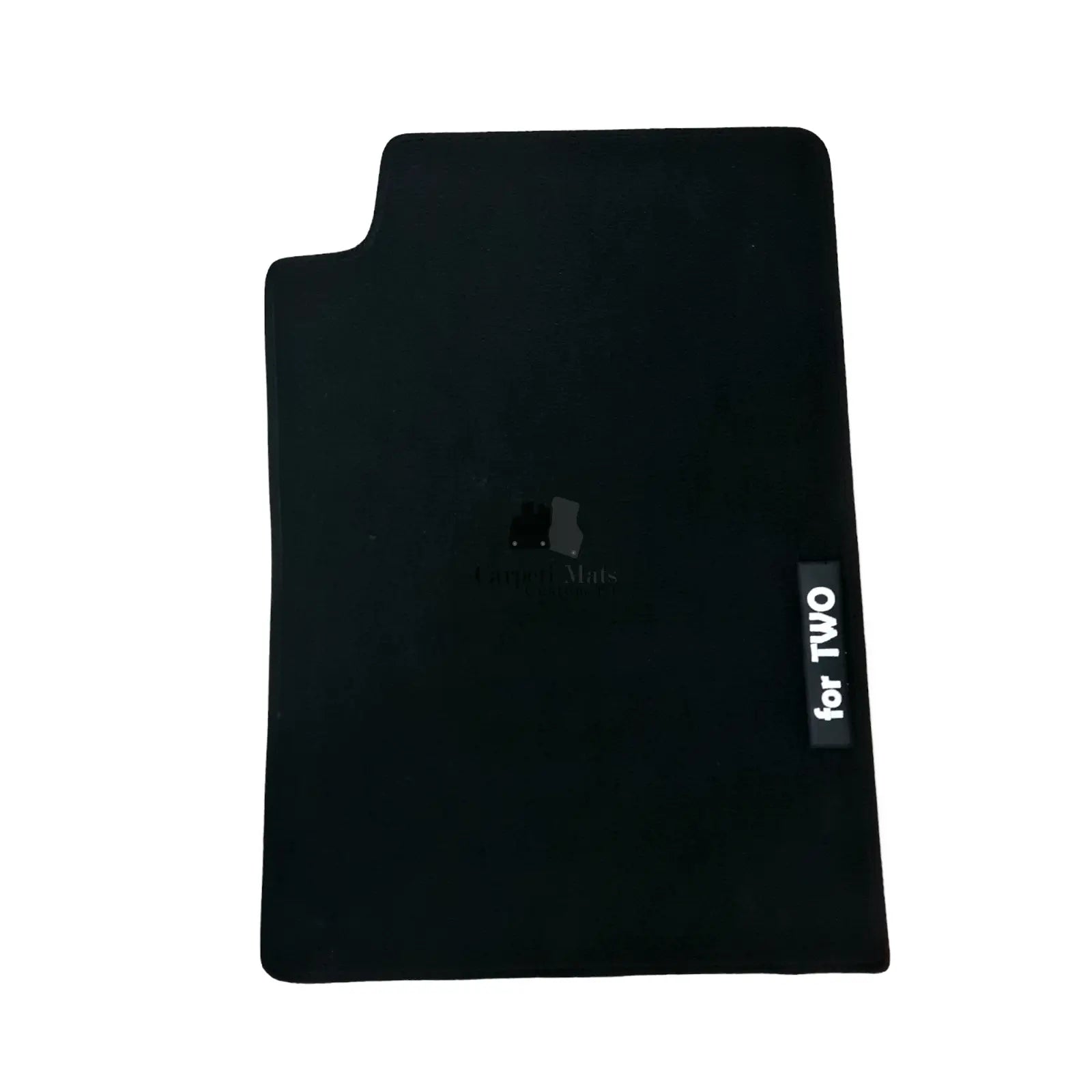 Car Floor Mats Velour For Smart For Two Waterproof Black Carpet Auto Liners New
