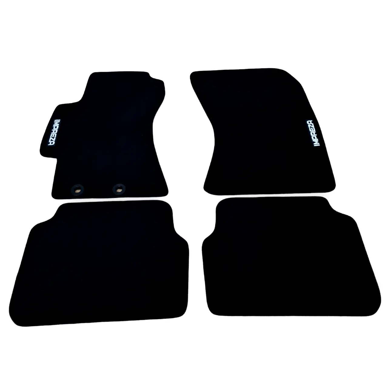 Car Floor Mats Velour For Subaru Impreza Waterproof Black Carpet Auto Liners New