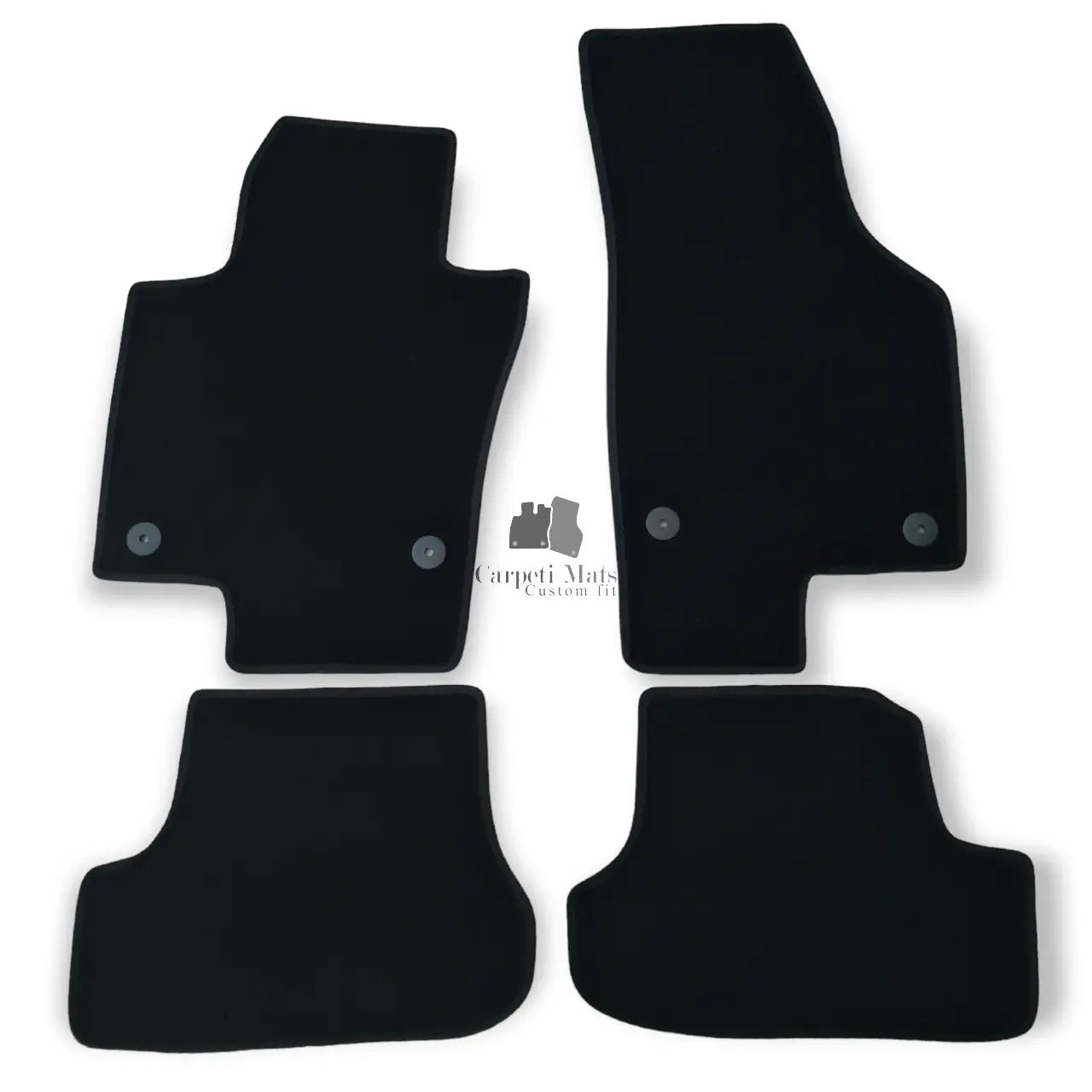 Car Floor Mats Velour For VW Beetle Waterproof Black Carpet Rugs Auto Liners New
