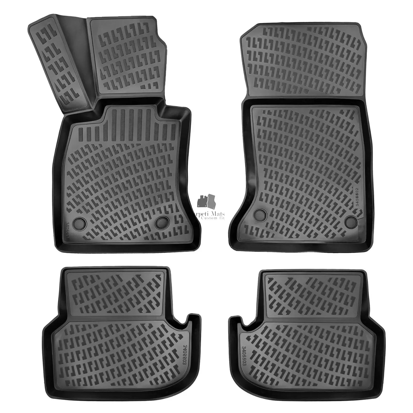 Floor Mats Liners For BMW 5 F10/F11 2013-2017 LCI All Weather Heavy Duty 3D Rugs
