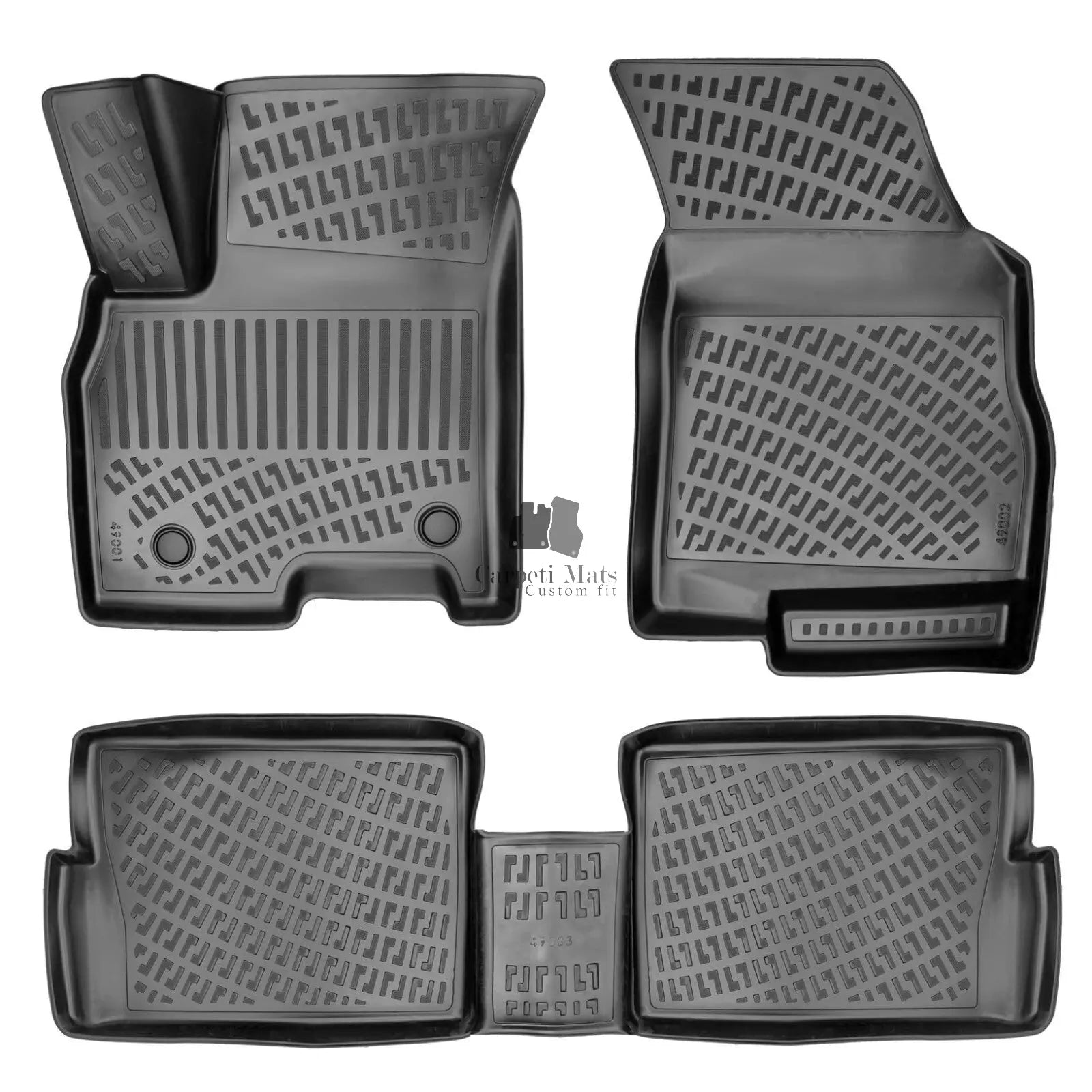Floor Mats Liners For Chery Tiggo 7 2020-2025 All Weather Heavy Duty 3D Car Rugs
