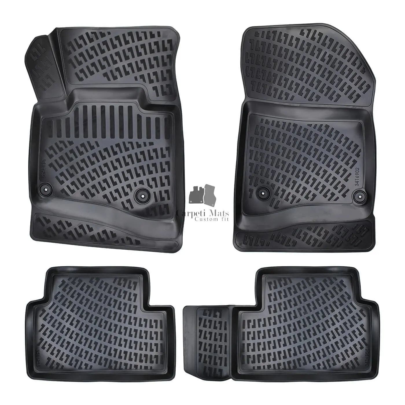 Floor Mats Liners For Citroen C5 2008-2017 All Weather Heavy Duty 3D Auto Rugs