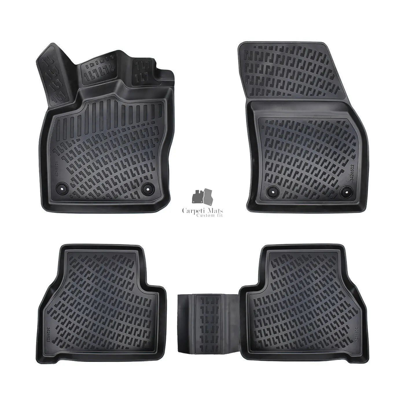 Floor Mats Liners For Ford Transit Connect 2021-2025 All Weather Heavy Duty Rugs