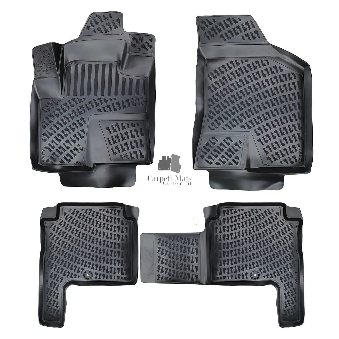 Floor Mats Liners For Hyundai Santa Fe 2006-2012 All Weather Heavy Duty Car Rugs