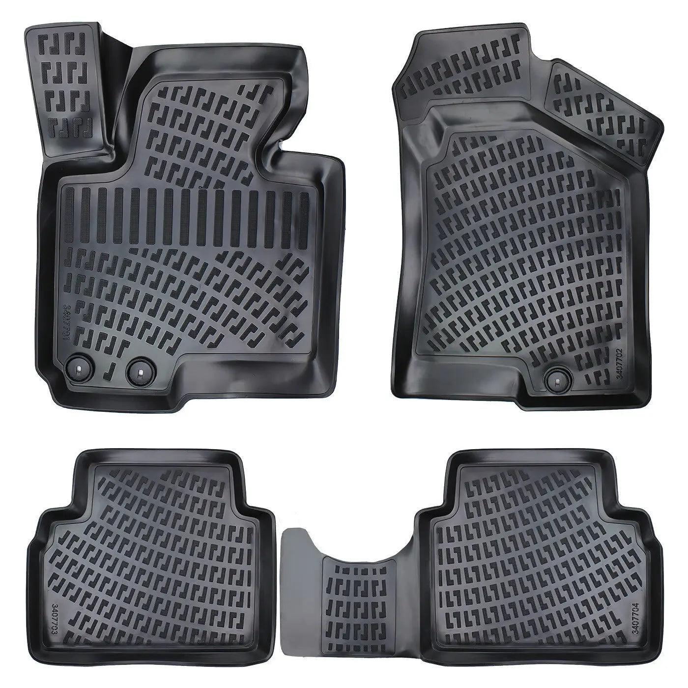 Floor Mats Liners For Hyundai ix35 2009-2015 All Weather Heavy Duty 3d Car Rugs