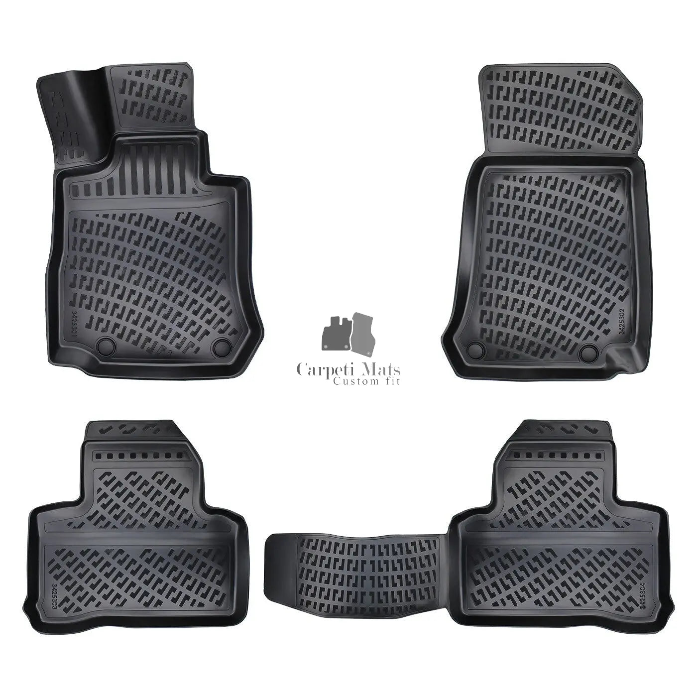 Floor Mats Liners For Mercedes GLC X253 2015-2022 All Weather Heavy Duty Rugs 3D