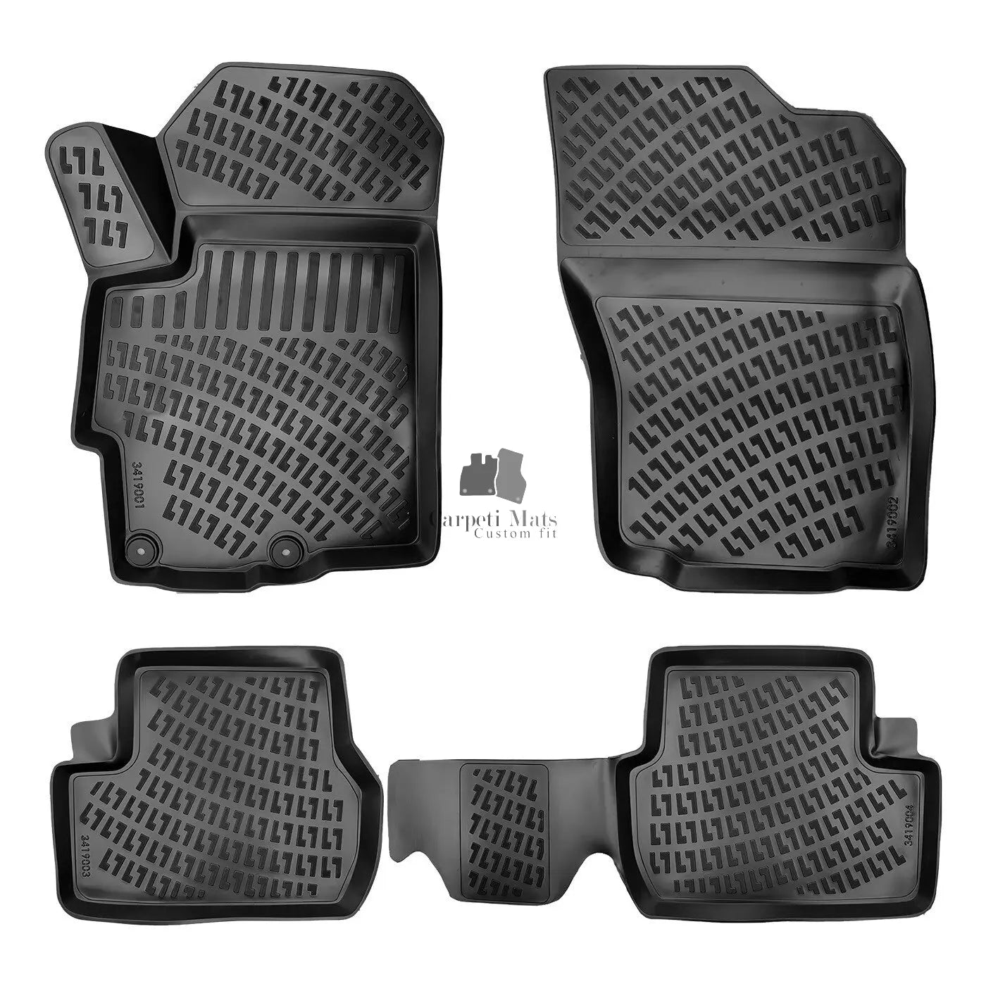 Floor Mats Liners For Mitsubishi Lancer 2008-2018 All Weather Heavy Duty 3D Rugs