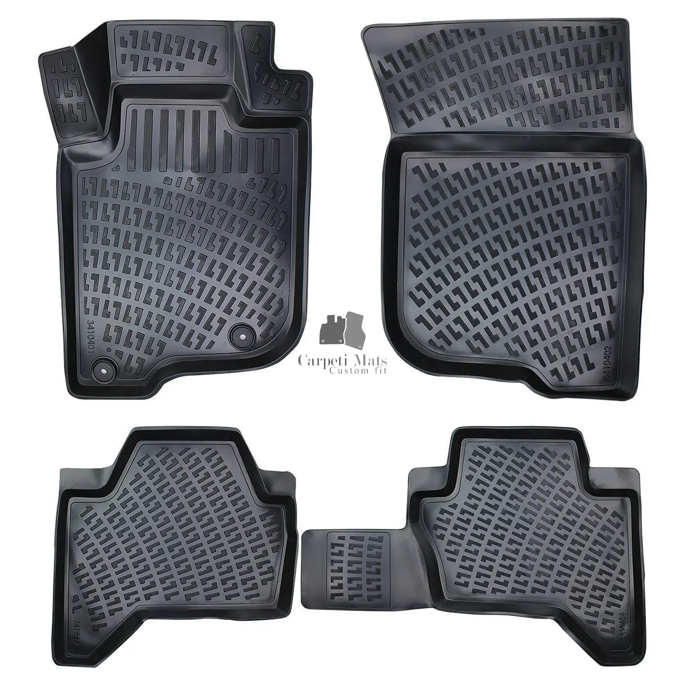 Floor Mats Liners For Mitsubishi Pajero 2006-2011 All Weather Heavy Duty 3D Rugs