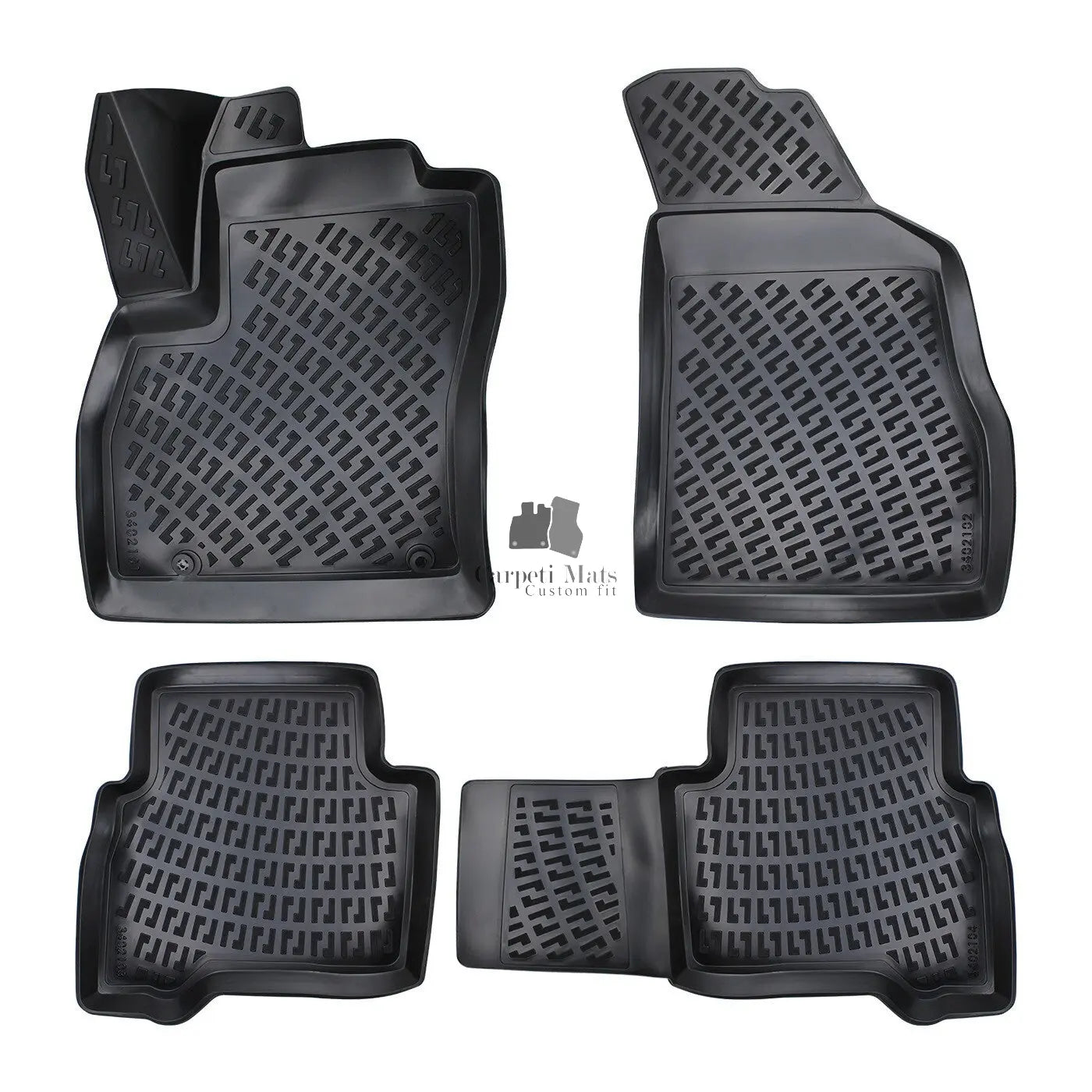 Floor Mats Liners For Peugeot Bipper 2008-2024 All Weather Heavy Duty Car Rugs