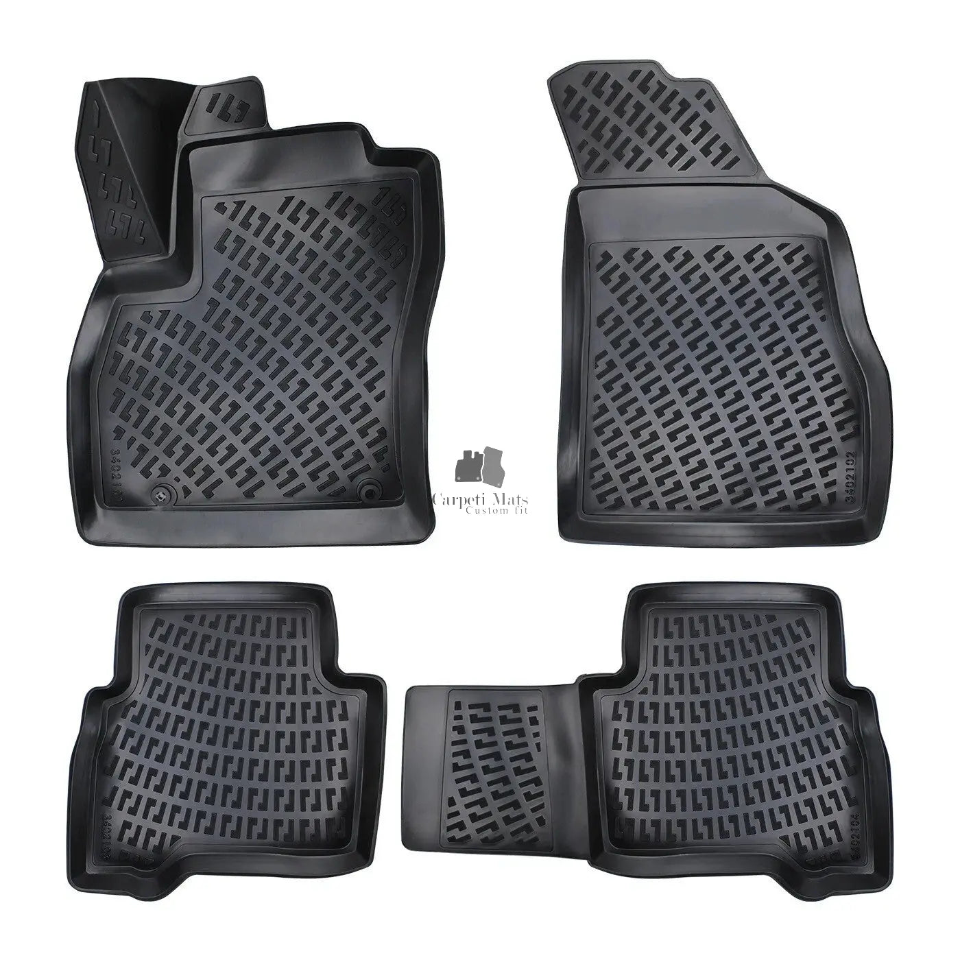 Floor Mats Liners For RAM V700 City 2013-2024 All Weather Heavy Duty 3d Car Rugs