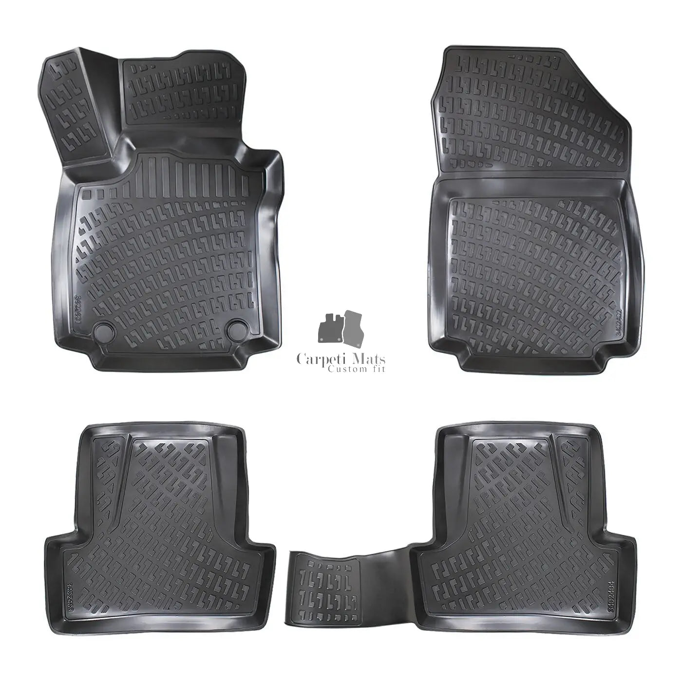 Floor Mats Liners For Renault Clio 2012-2019 All Weather Heavy Duty 3D Car Rugs