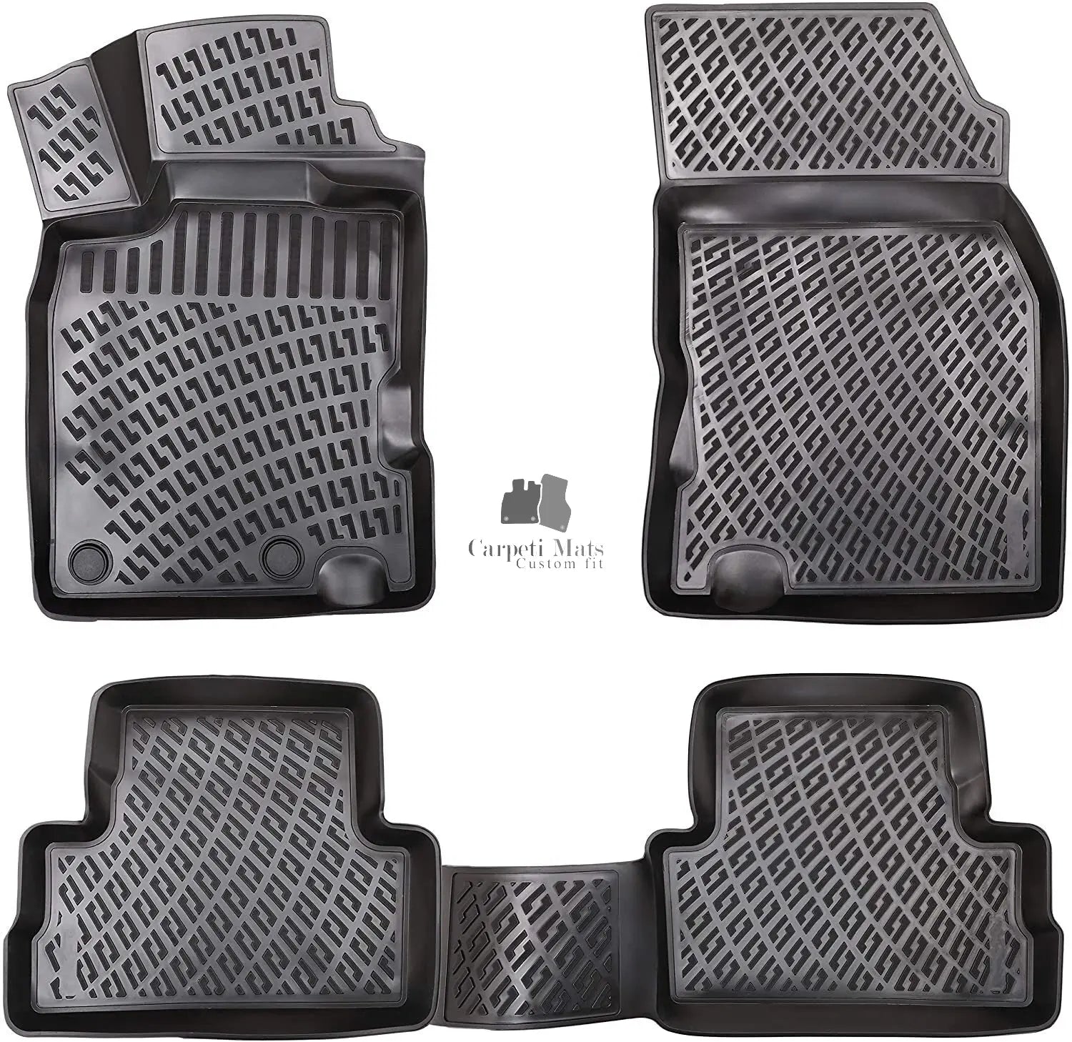 Floor Mats Liners For Renault Kadjar 2015-2025 All Weather Heavy Duty Car Rugs