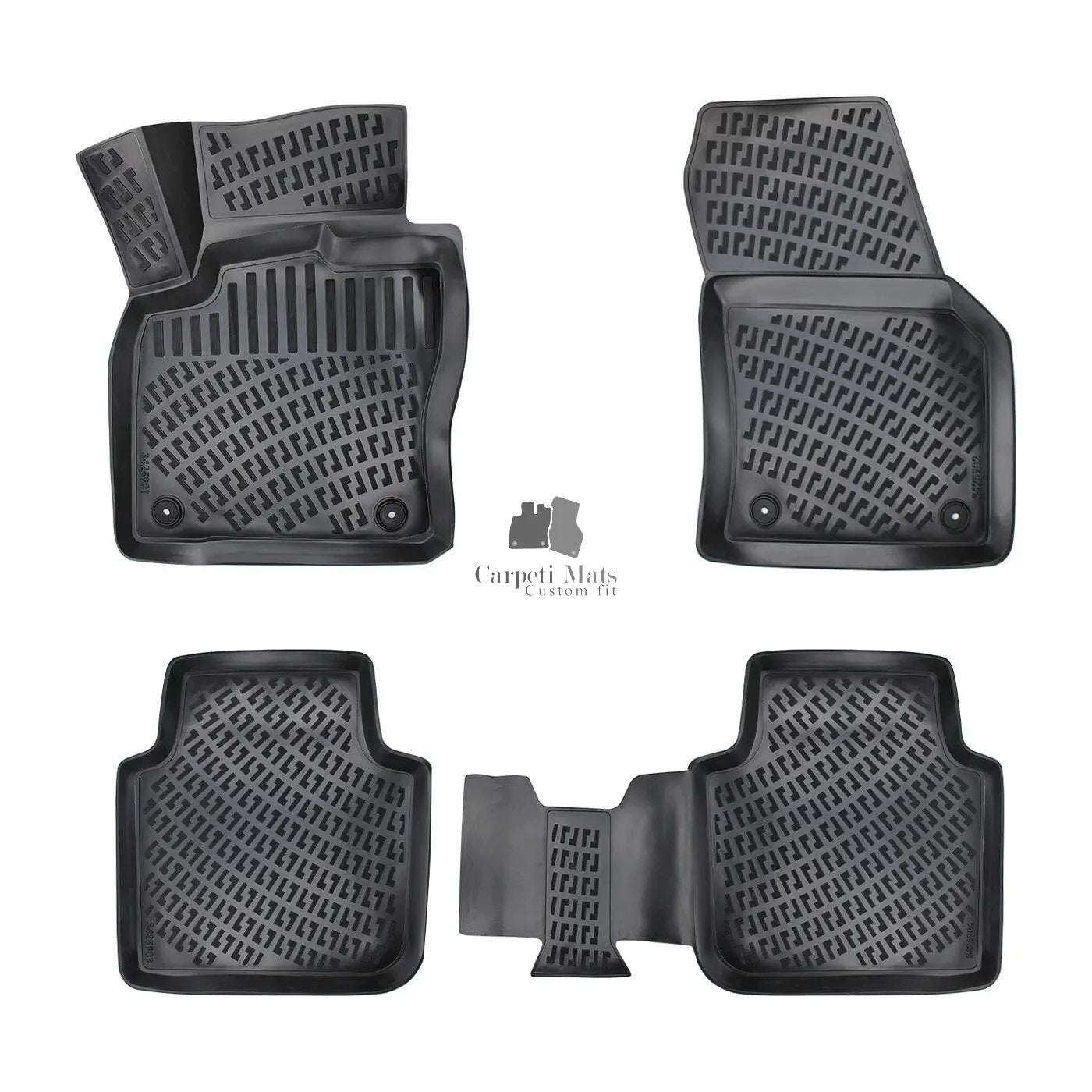 Floor Mats Liners For Seat Tarraco 2018-2025 All Weather Heavy Duty 3D Car Rugs