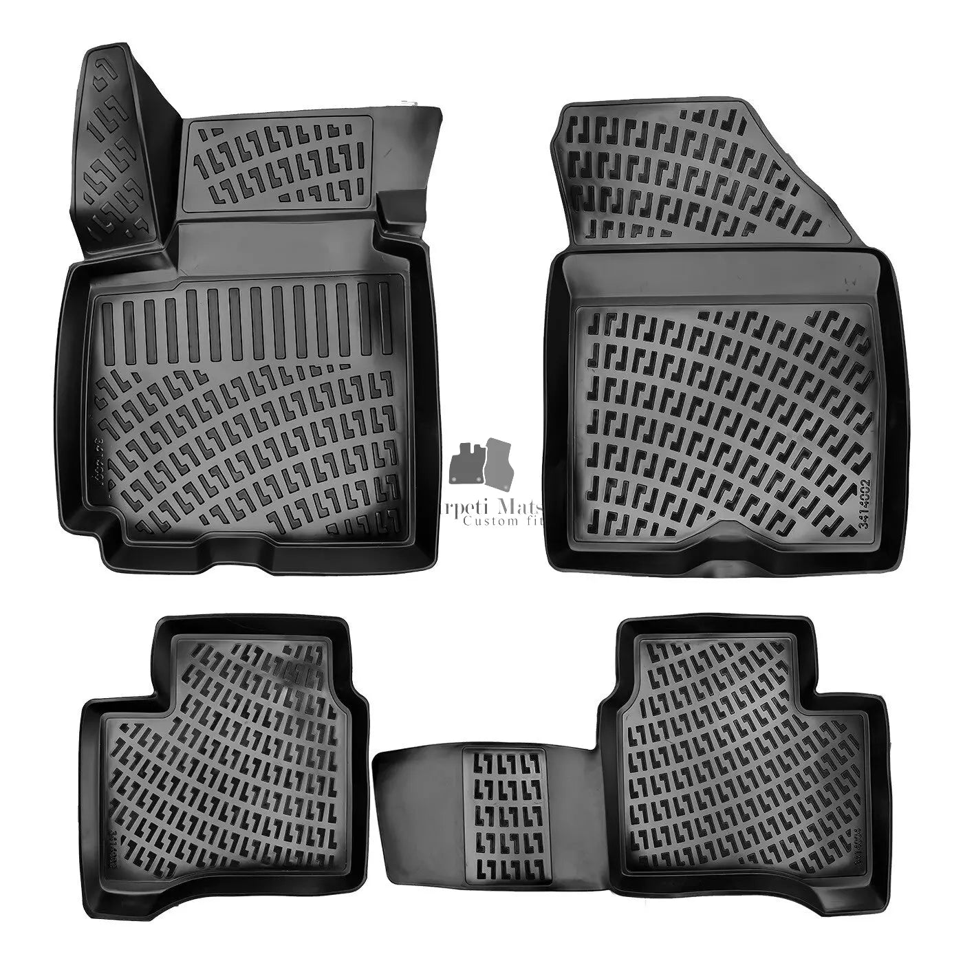 Floor Mats Liners For Suzuki Swift 2017-2024 All Weather Heavy Duty 3D Car Rugs