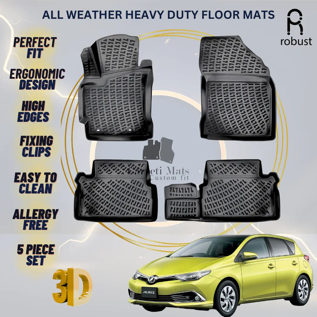 Floor Mats Liners For Toyota Corolla iM 2016-2018 All Weather Heavy Duty Car Rug