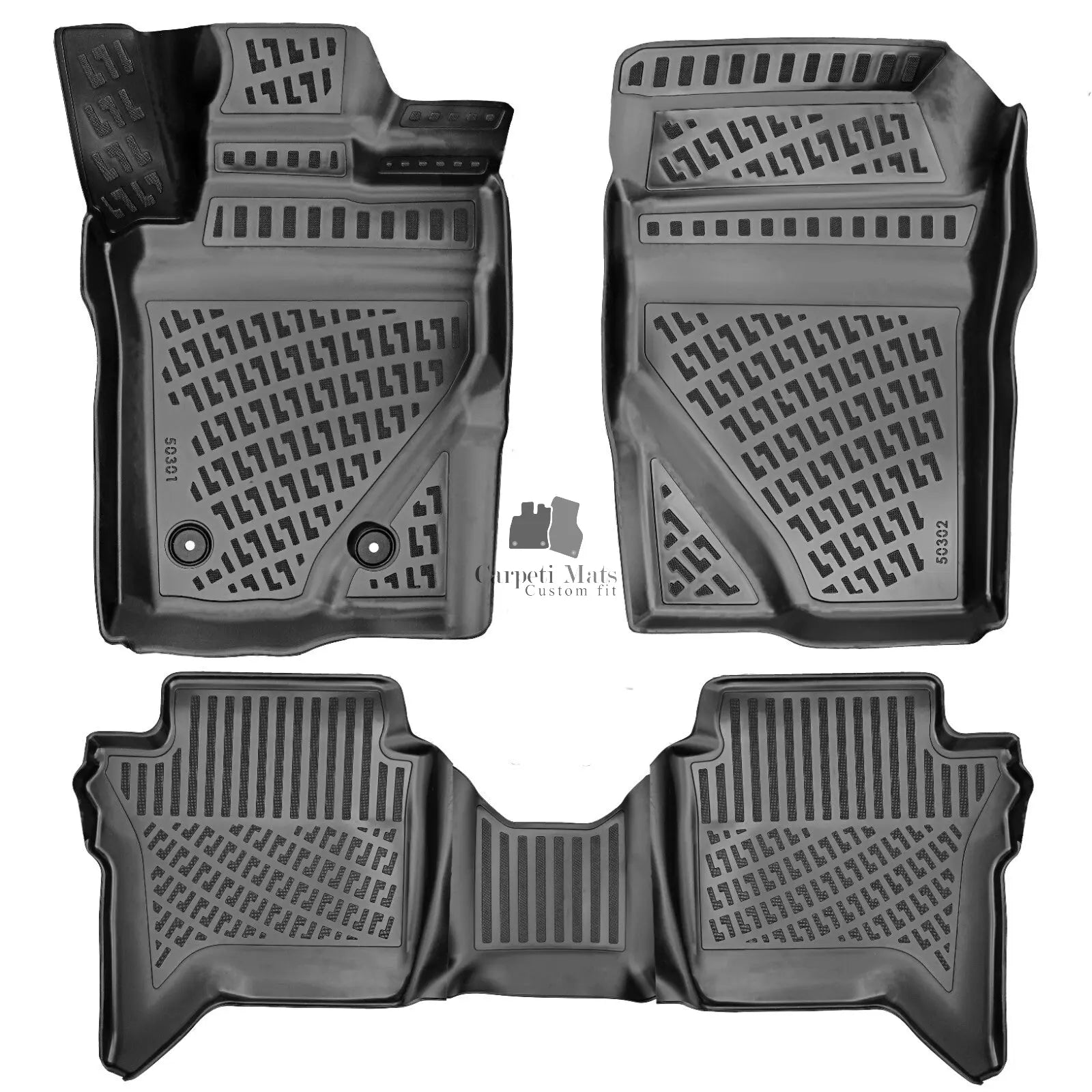 Floor Mats Liners For VW Volkswagen Amarok 2023-2025 All Weather Heavy Duty Rugs