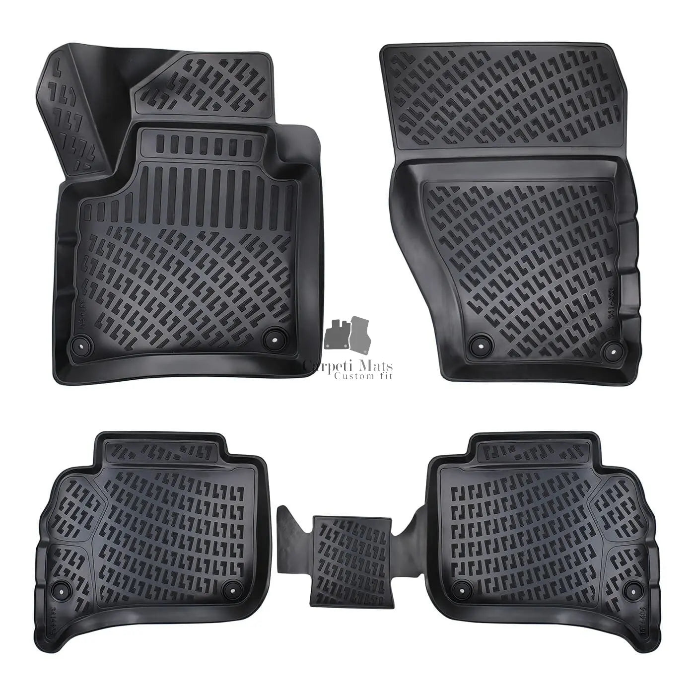 Floor Mats Liners For Volkswagen Touareg 2018-2025 All Weather Heavy Duty Rugs
