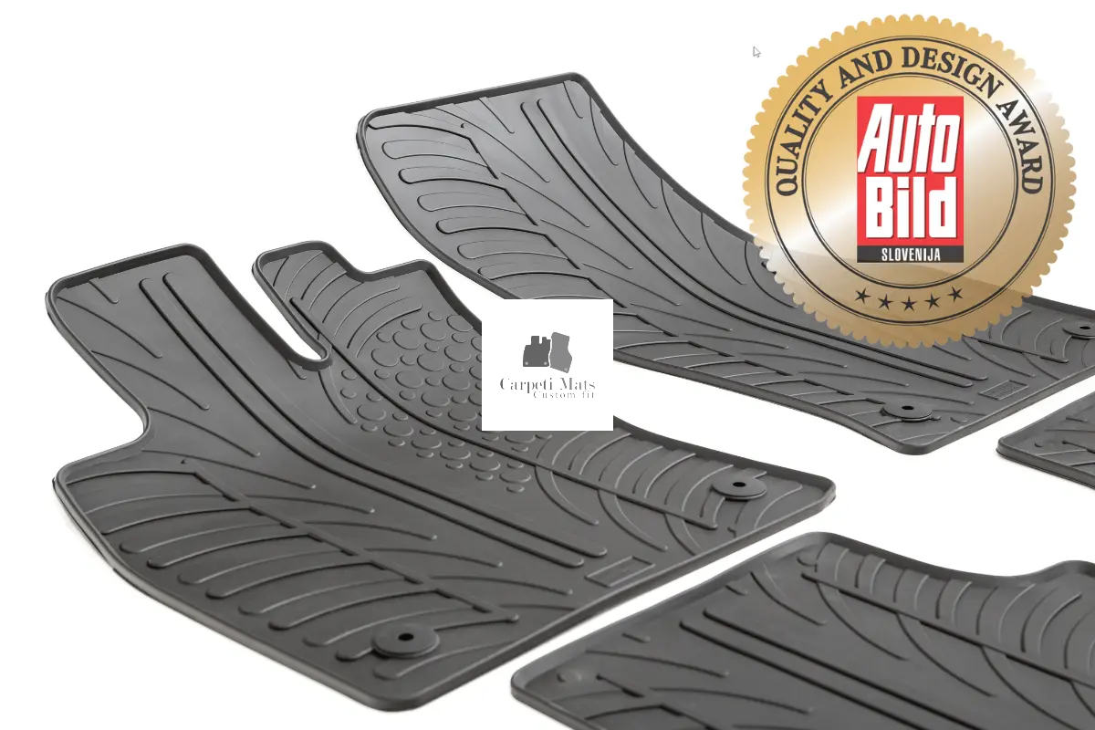 For Audi A5 2016-2024 Car Floor Mats Rubber All Weather Heavy Duty Auto Liners