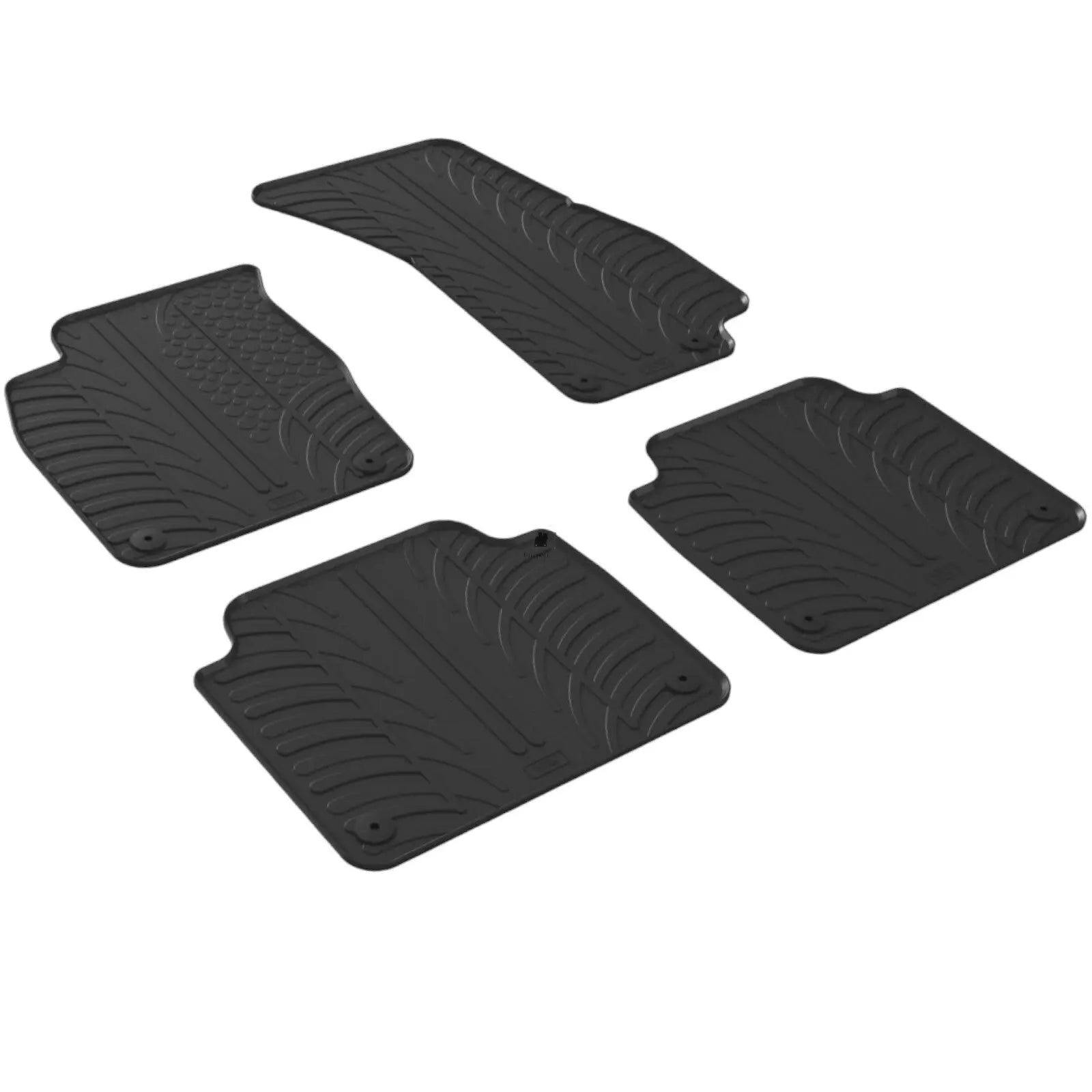 For Audi A8 2017-2024 Short WB Floor Mats Rubber All Weather Heavy Duty Liners