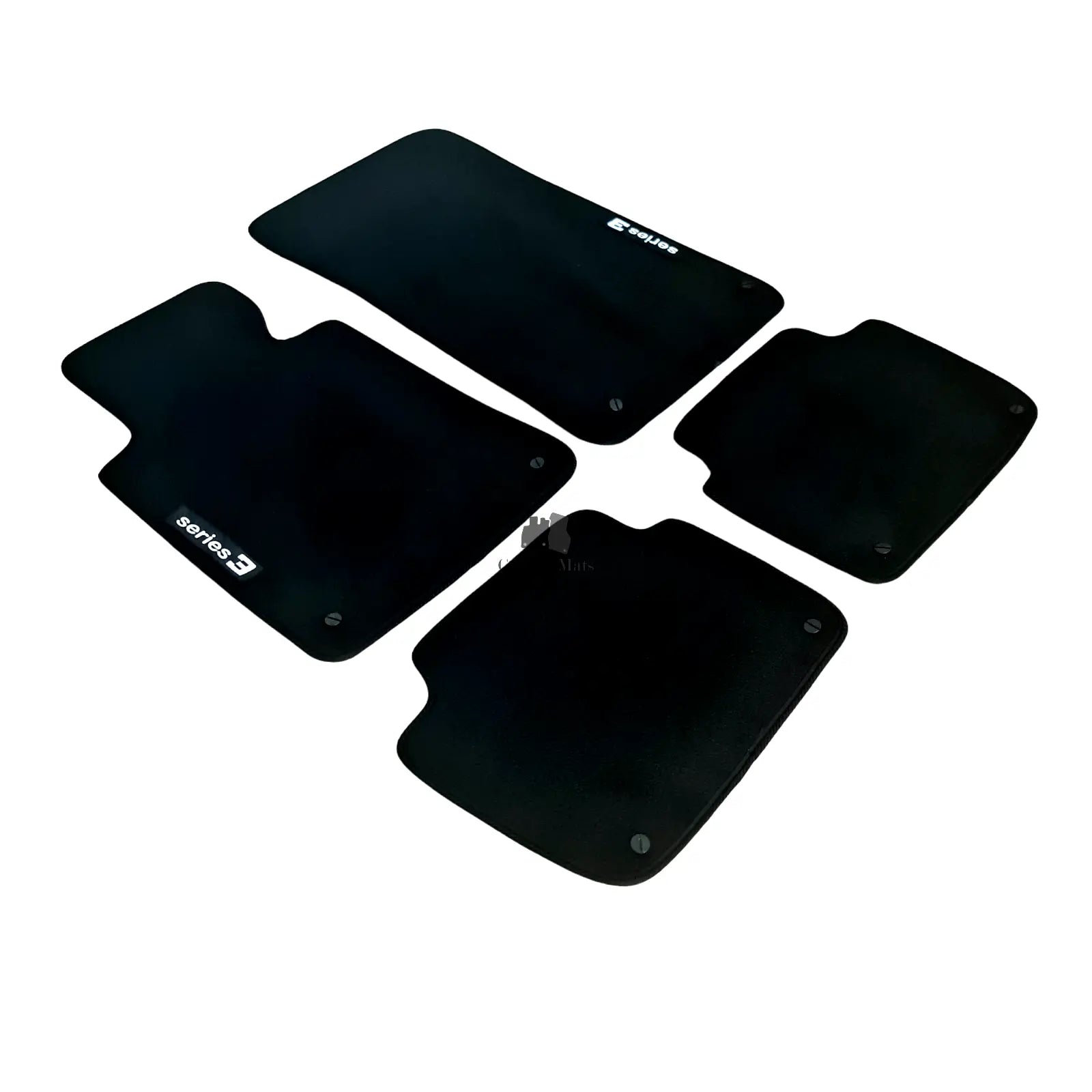 For BMW 3 E46 Carpet Floor Mats 1998-2005 OEM Quality Velour Auto Rugs Liners