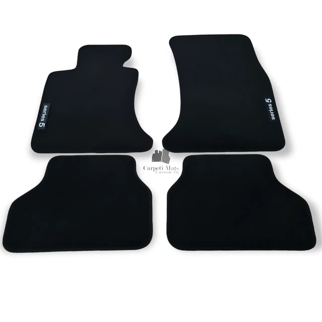 For BMW 5 E60 Carpet Floor Mats 2003-2010 OEM Quality Velour Auto Rugs Liners