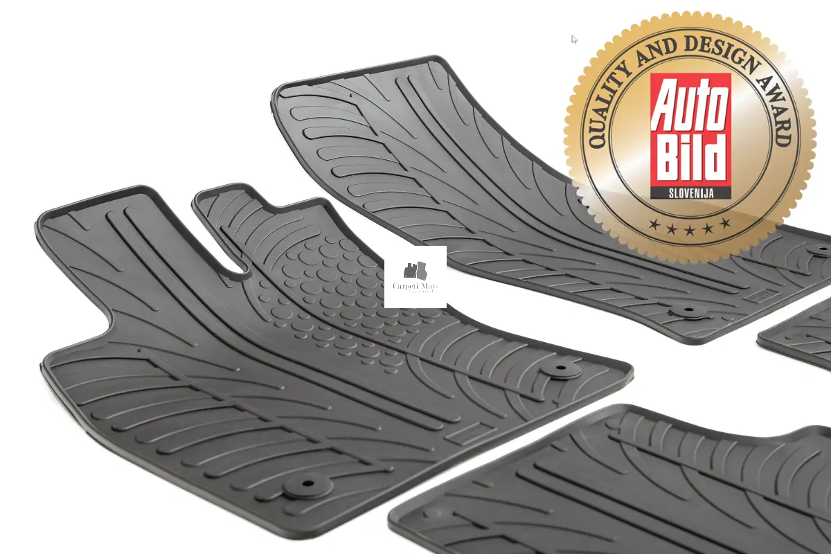 For Citroen Jumpy 2016-2024 Car Floor Mats Rubber All Weather Heavy Duty Liners