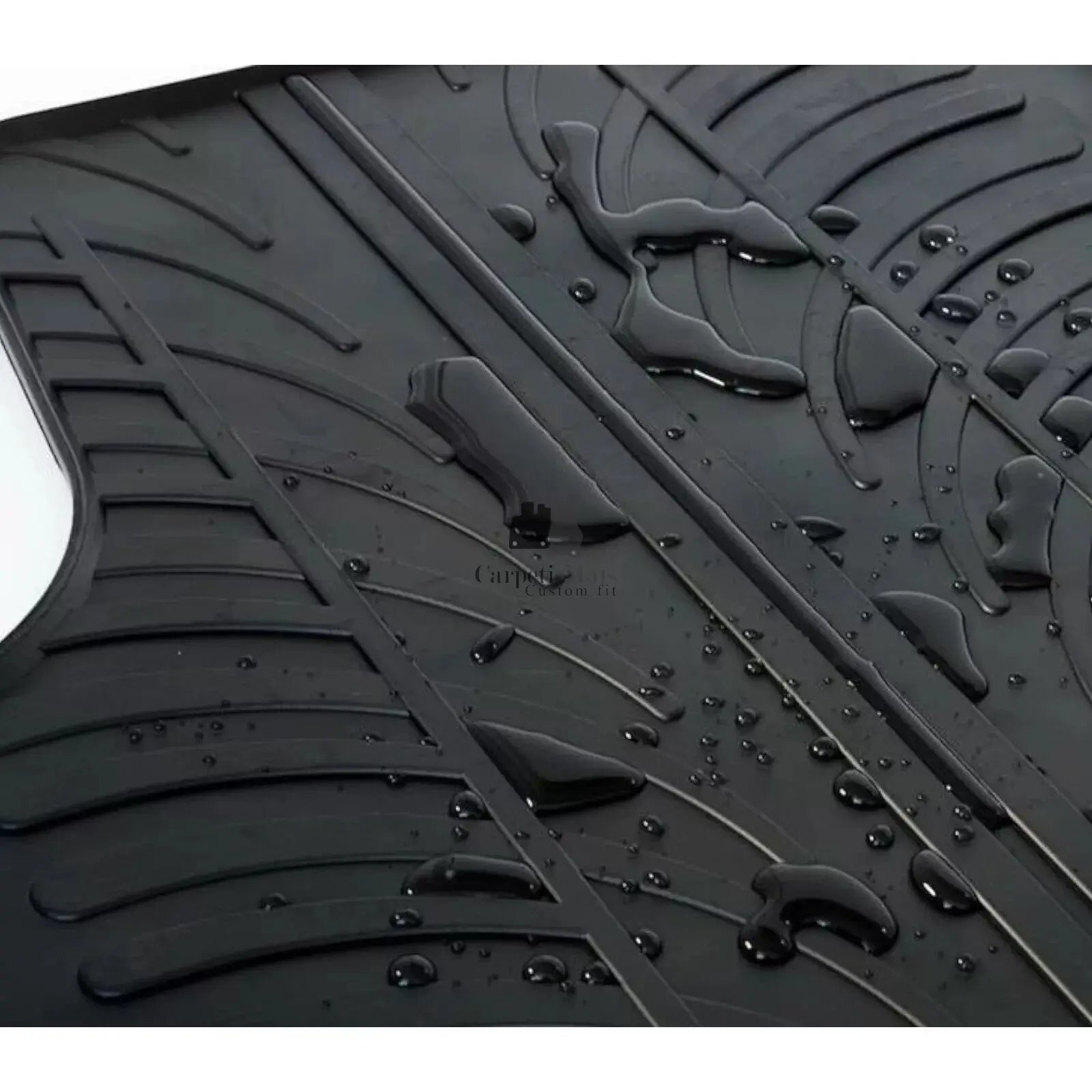 For Dacia Sandero 2008-2012 Car Floor Mats Rubber All Weather Heavy Duty Liners