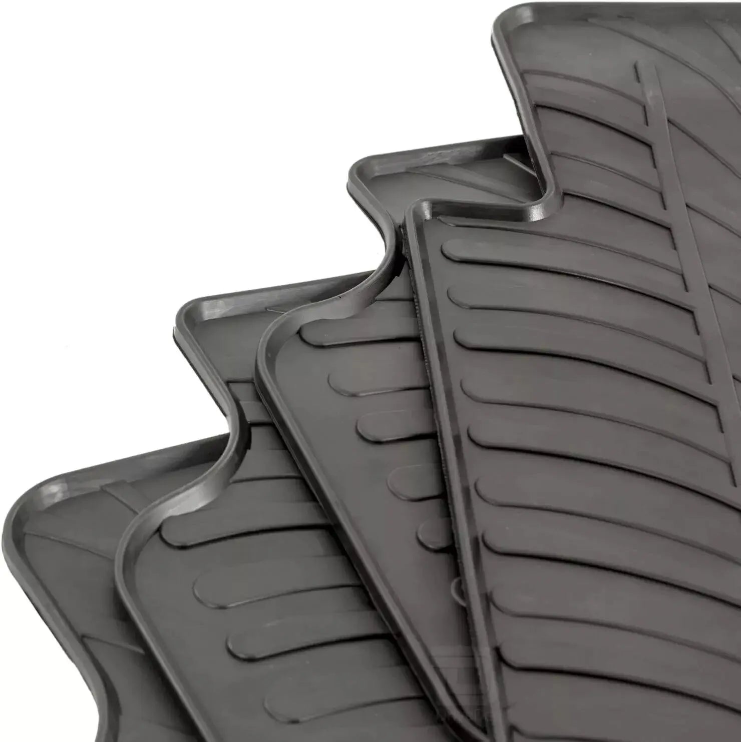 For Dacia Sandero 2008-2012 Car Floor Mats Rubber All Weather Heavy Duty Liners
