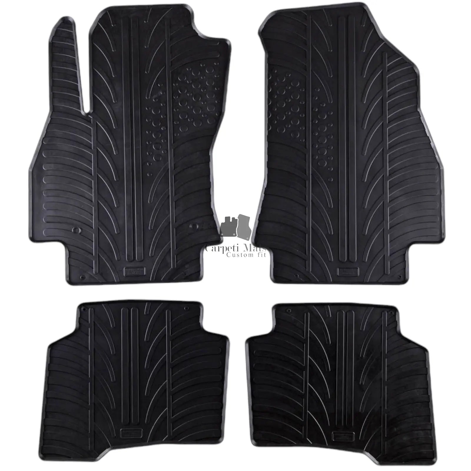 For Fiat Fiorino 2007-2020 Car Floor Mats Rubber All Weather Heavy Duty Liners