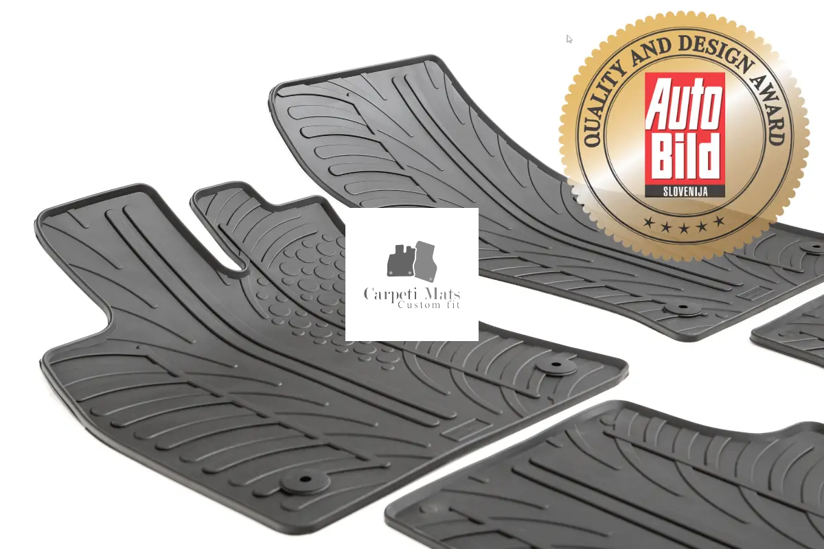 For Ford Fiesta 2002-2008 Car Floor Mats Rubber All Weather Heavy Duty Liners