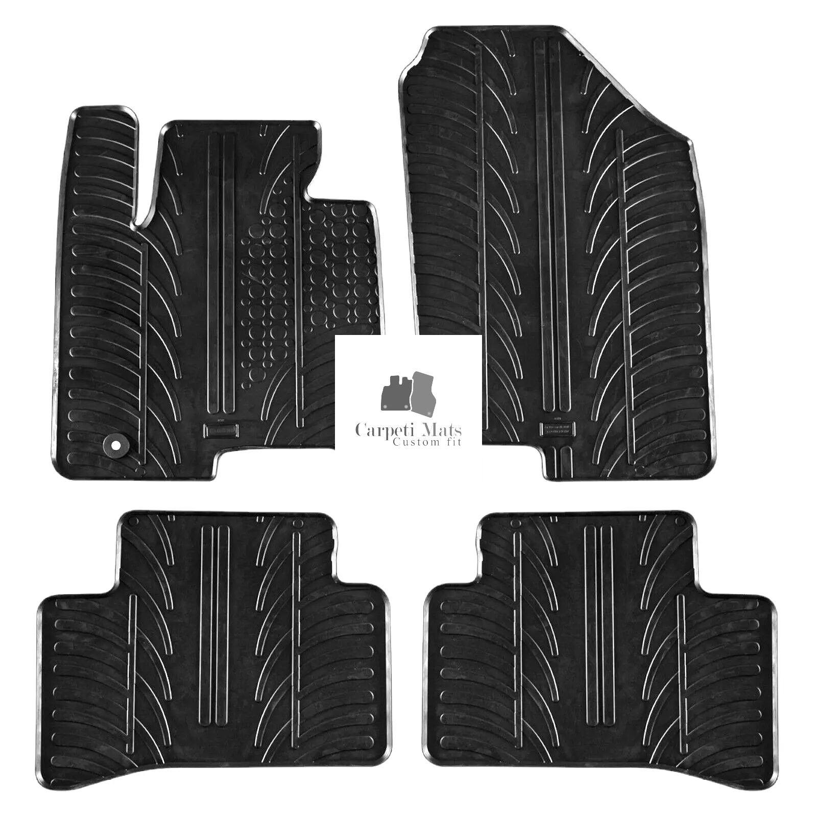 For Hyundai Tucson 2021-2024 Car Floor Mats Rubber All Weather Heavy Duty Liners