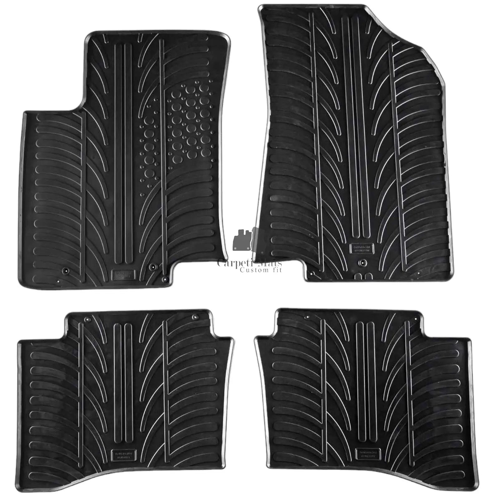 For Kia Rio 2011-2017 Car Floor Mats Rubber All Weather Heavy Duty Auto Liners
