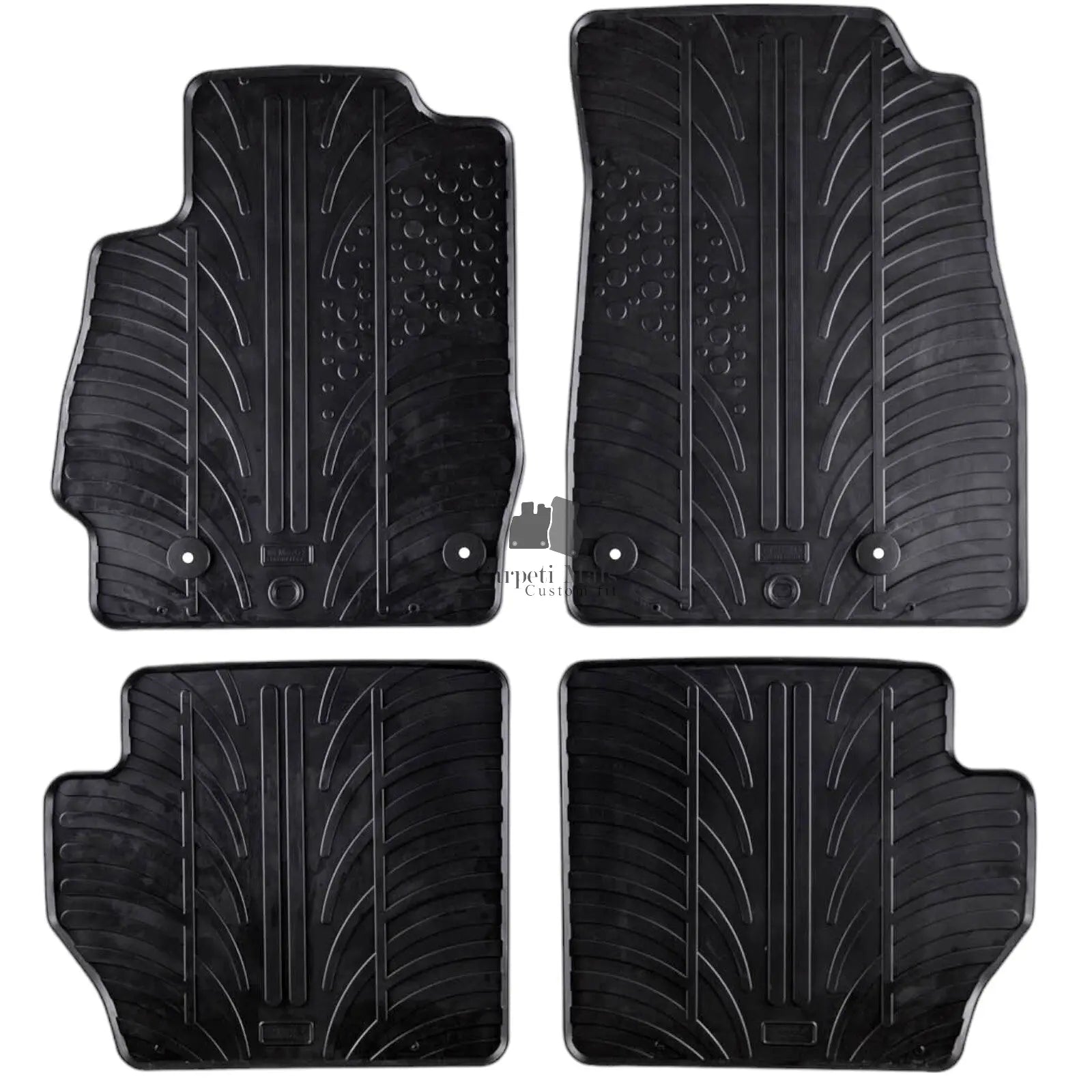 For Mazda 2 2007-2014 Car Floor Mats Rubber All Weather Heavy Duty Auto Liners