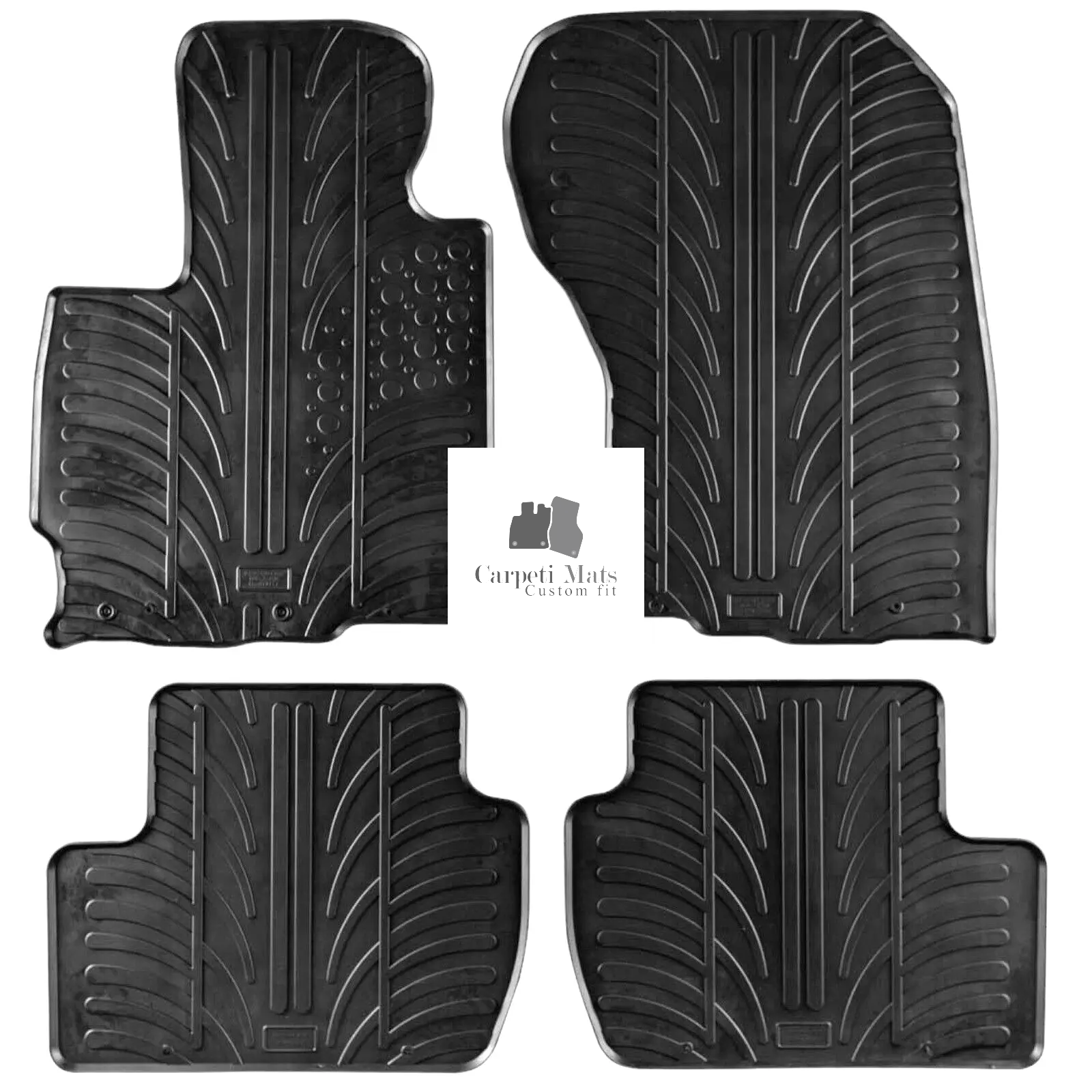 For Mitsubishi Outlander 2010-2012 Car Floor Mats Rubber All Weather Heavy Duty