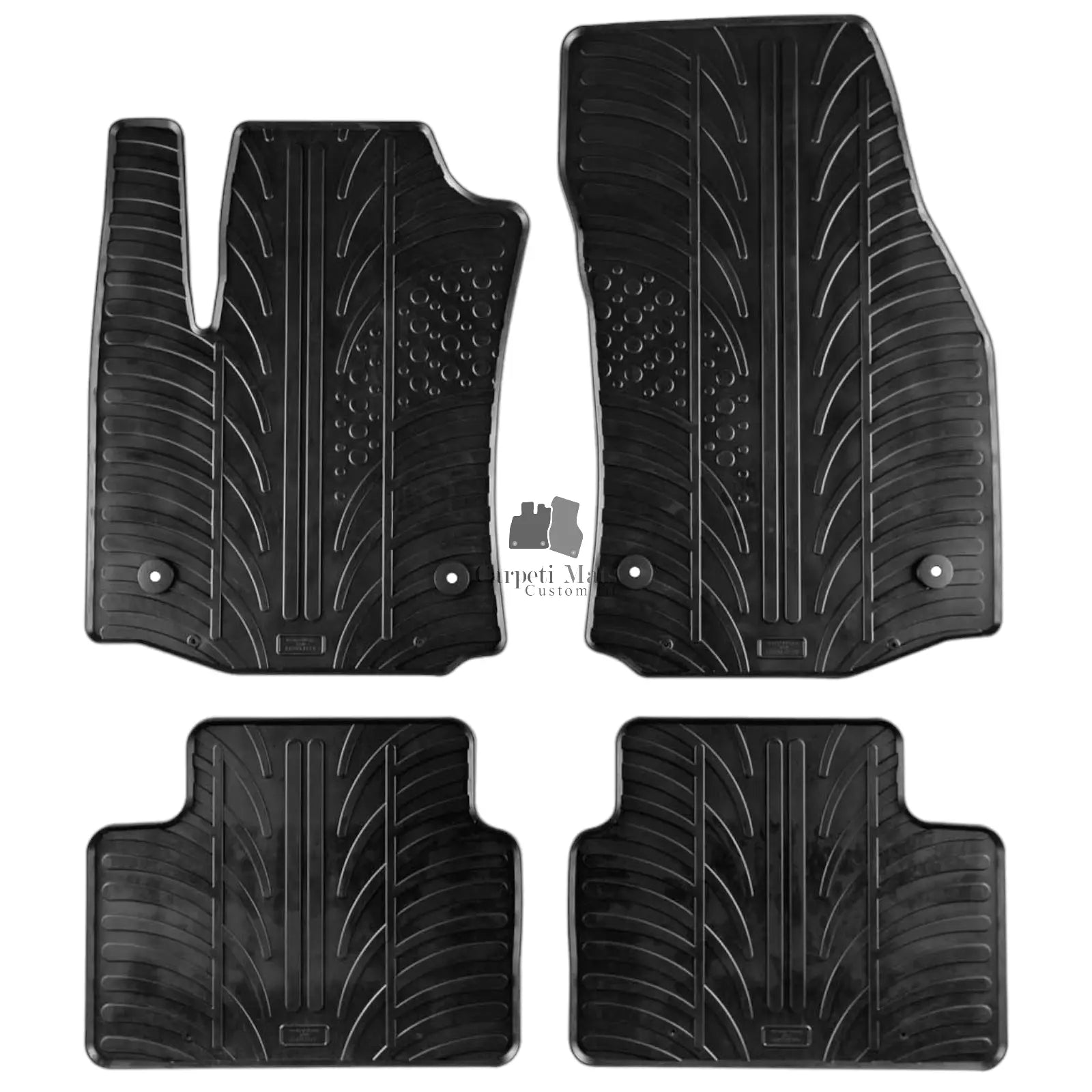 For Opel Meriva B 2010-2017 Car Floor Mats Rubber All Weather Heavy Duty Liners